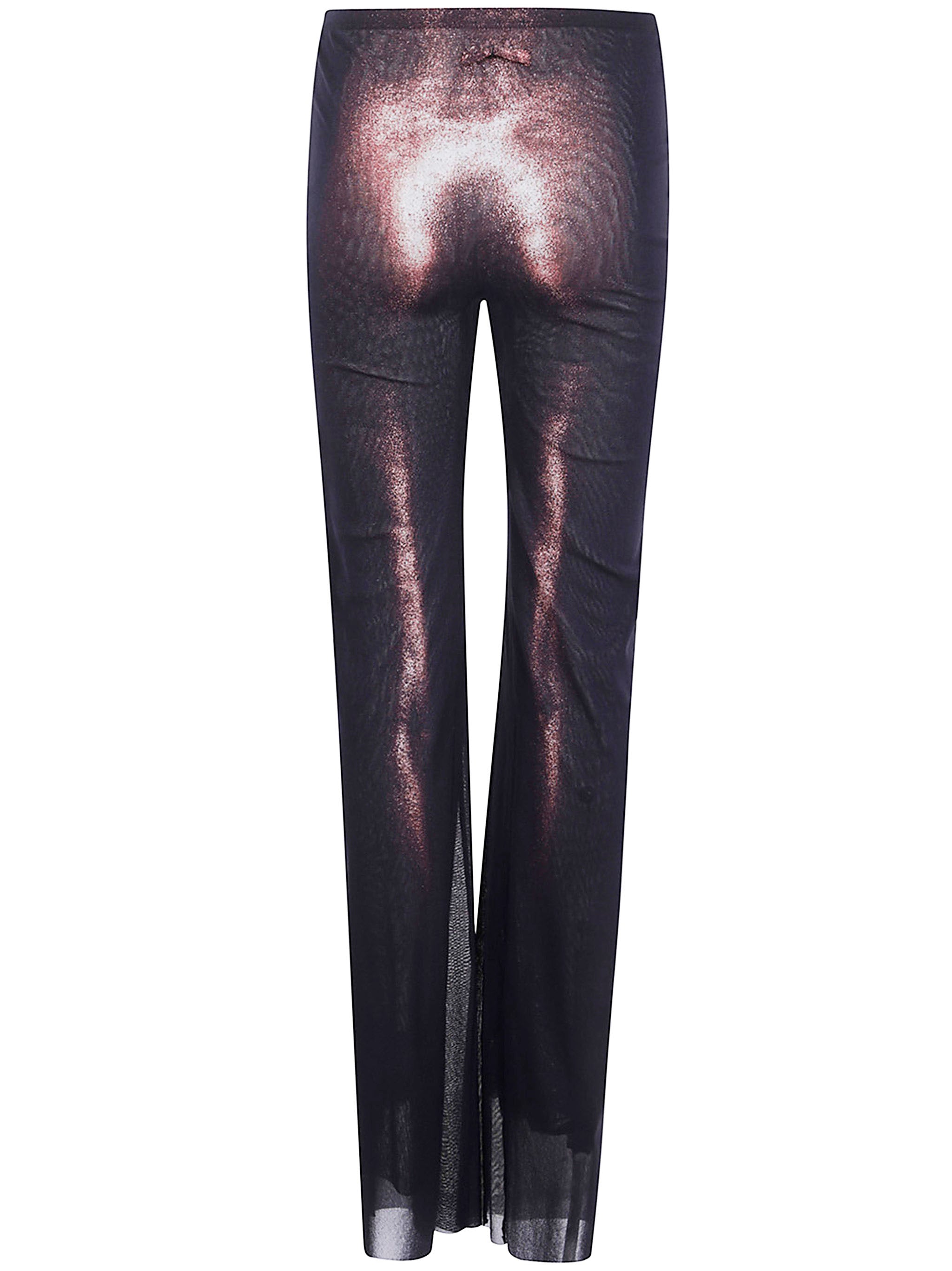 MESH STRAIGHT TROUSER PRINTED "BODY DUST" JEAN PAUL GAULTIER