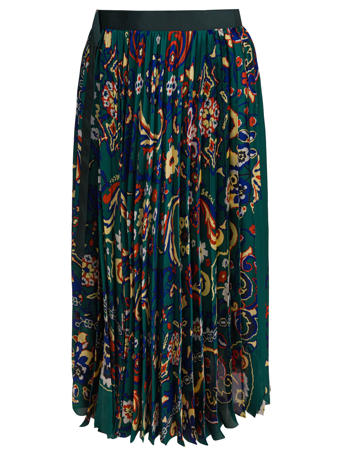 GREEN POLYESTER SKIRTS Sacai GREEN 1