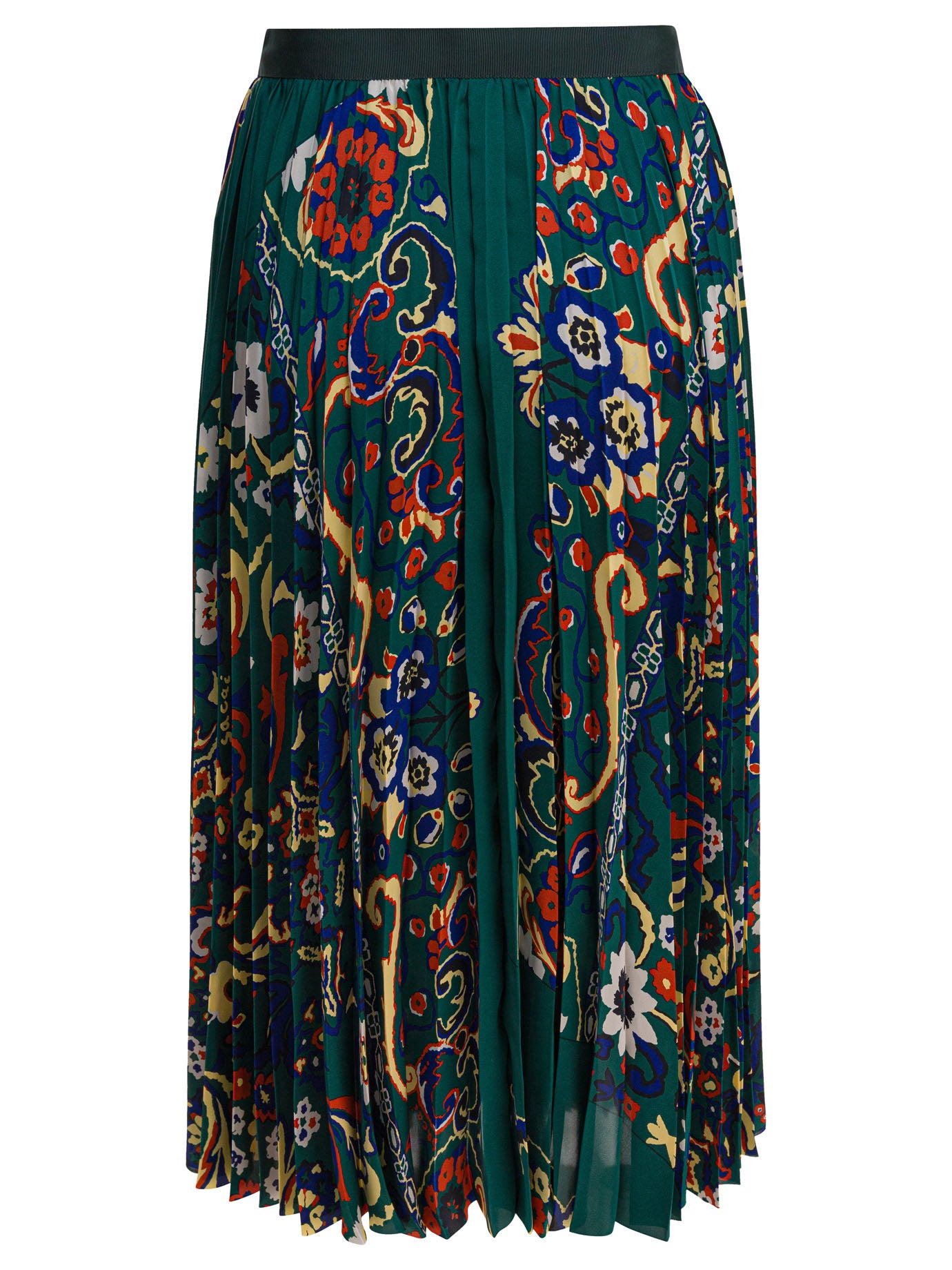 GREEN POLYESTER SKIRTS Sacai