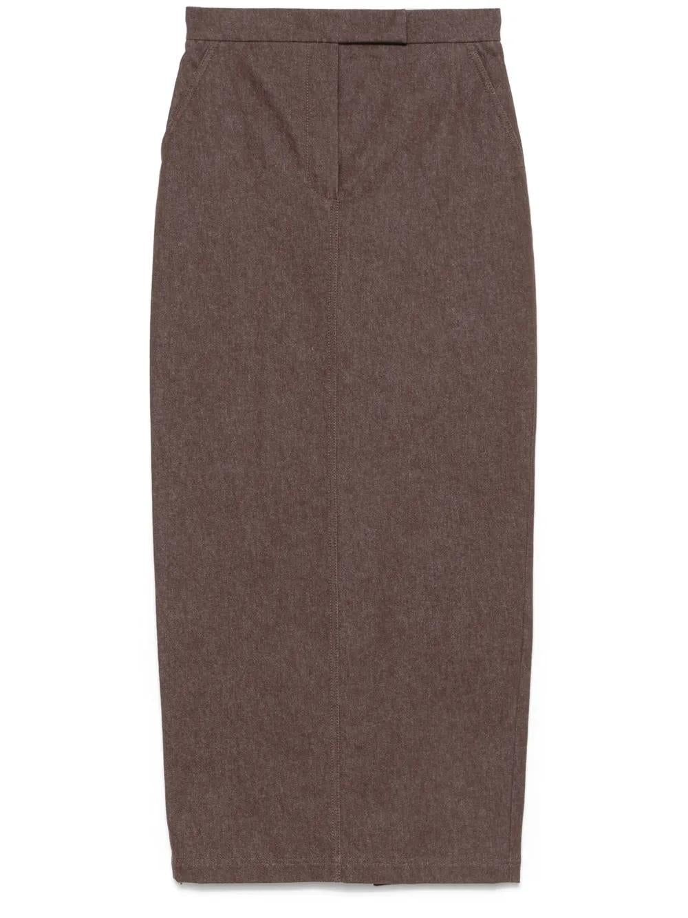 LONG SKIRT PIANOSA Max Mara BROWN 40