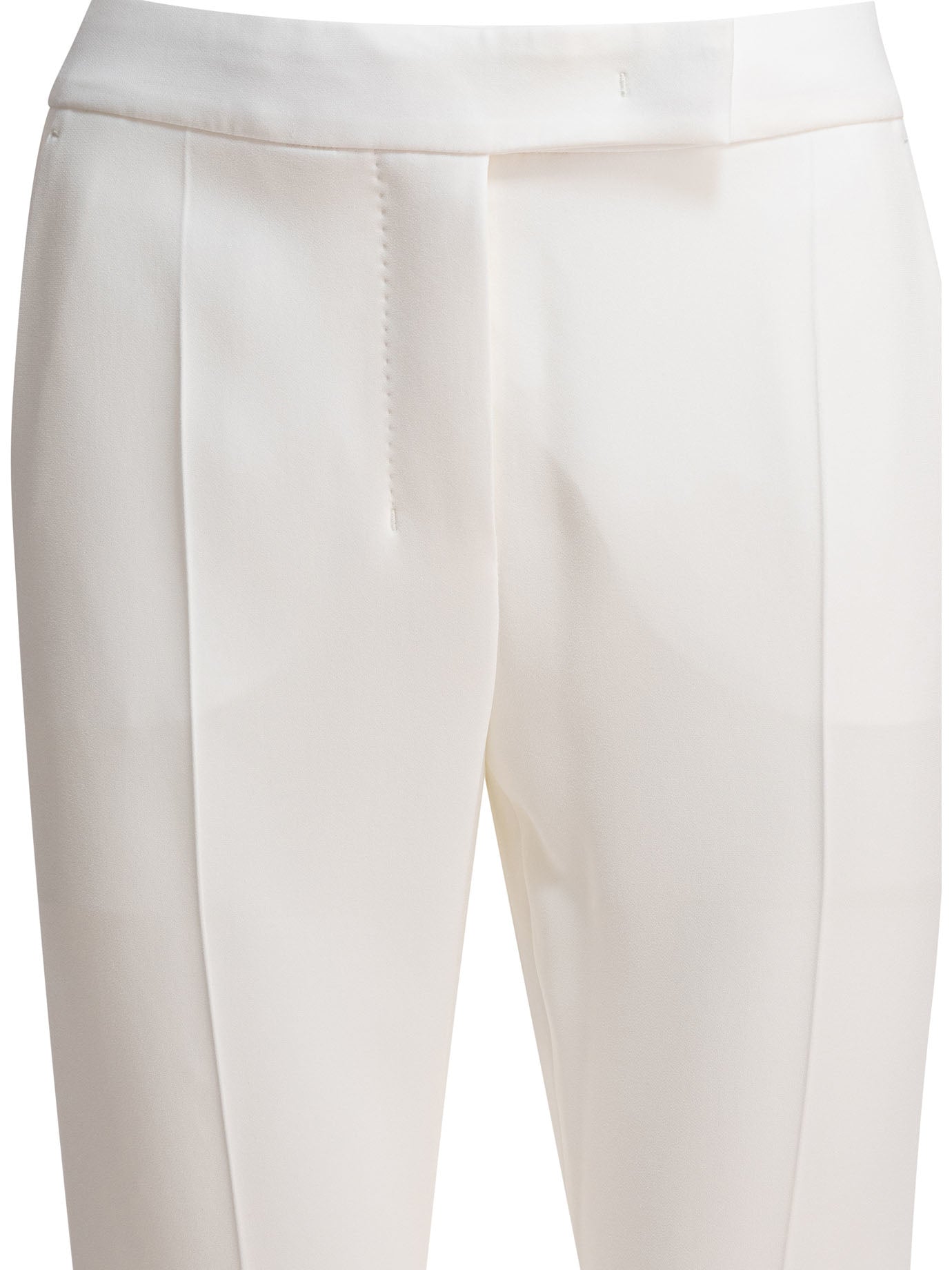 TRIACETATE WHITE TROUSERS MAX MARA PIANOFORTE