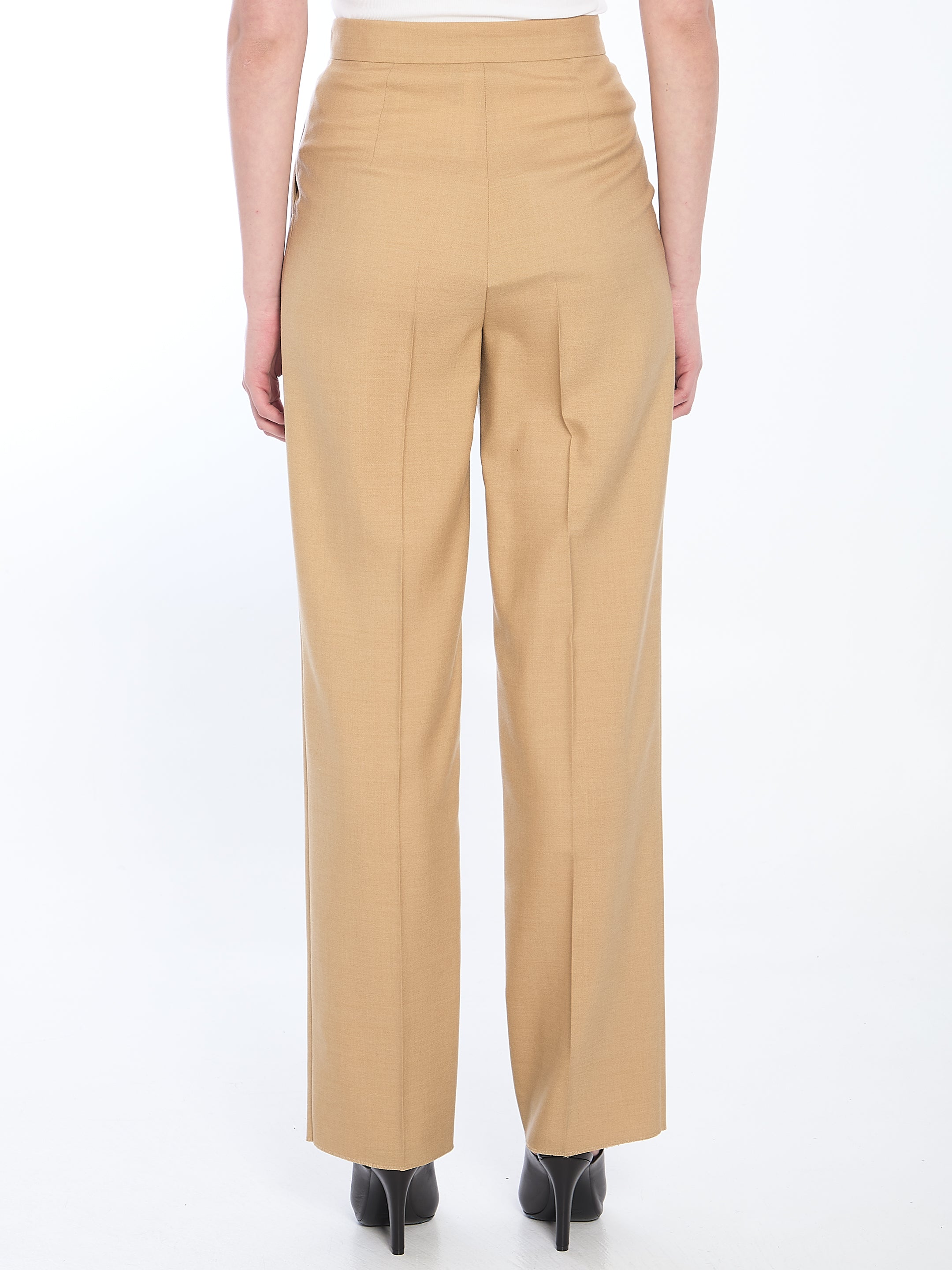 MOHAIR, WOOL AND SILK TROUSERS Max Mara
