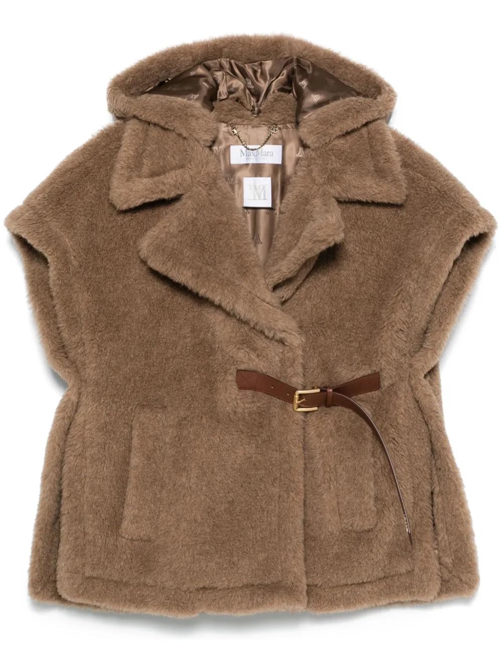 CAPE VEST IN TEDDY Max Mara BEIGE S-M