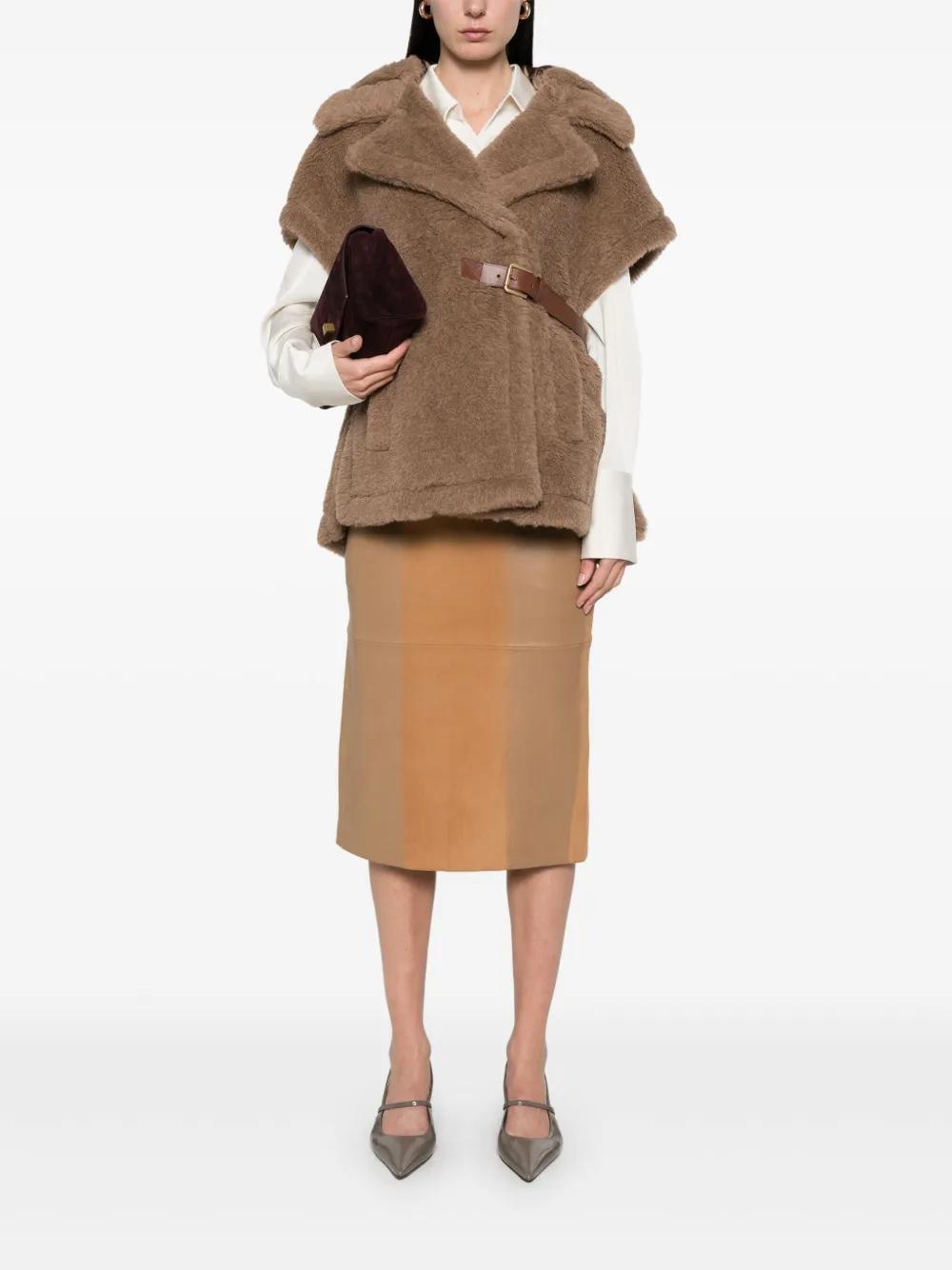CAPE VEST IN TEDDY Max Mara