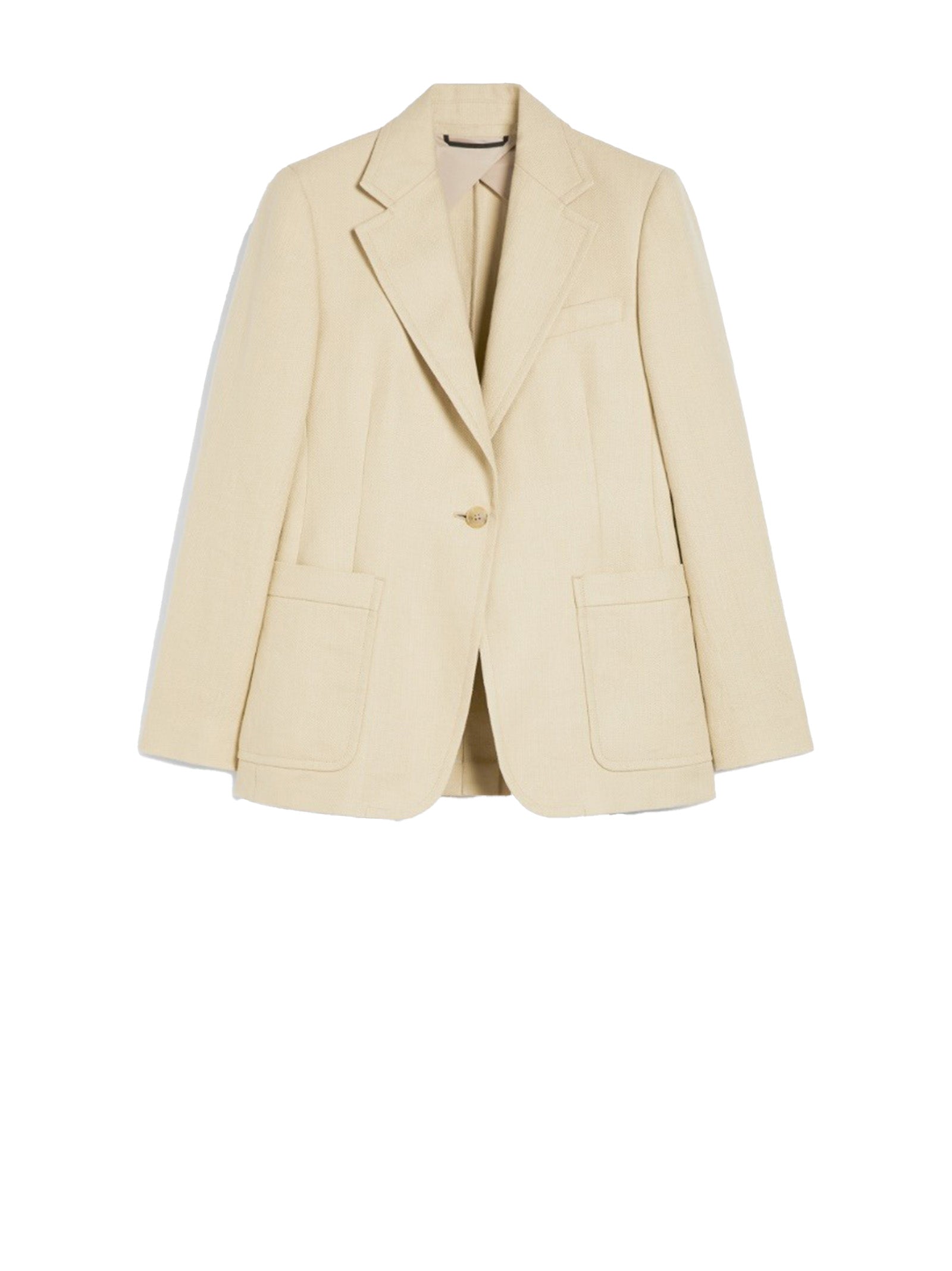 SINGLE BREASTED JACKET SAND WEEKEND MAX MARA SAND 40