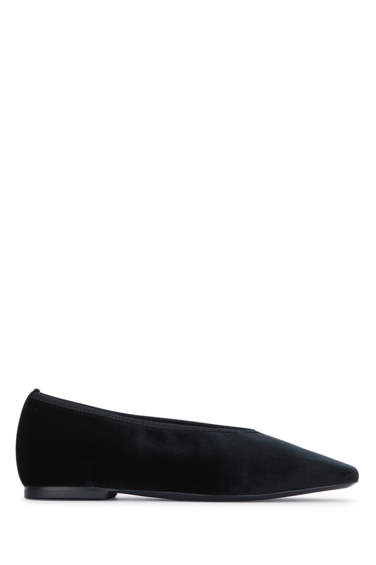 MINIMALIST VELVET BALLERINAS TOTEME BLACK 36
