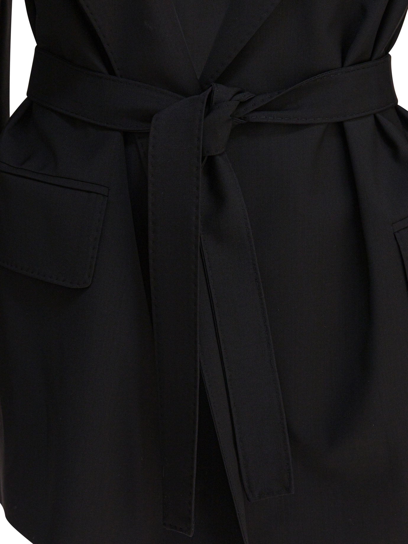 BLACK WOOL JACKET Max Mara