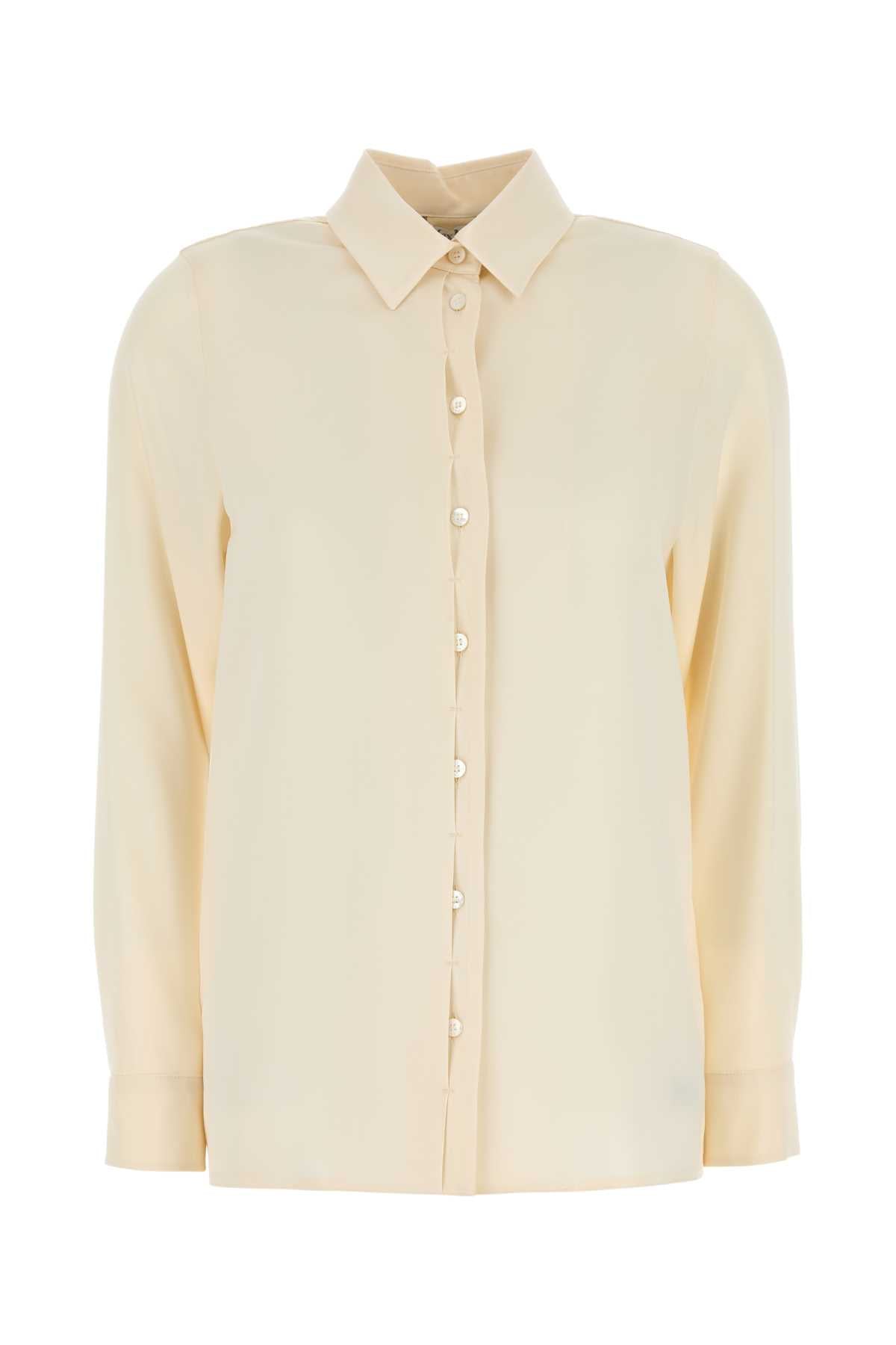 CLASSIC SILKY SHIRT "AVION" Max Mara WHITE 42
