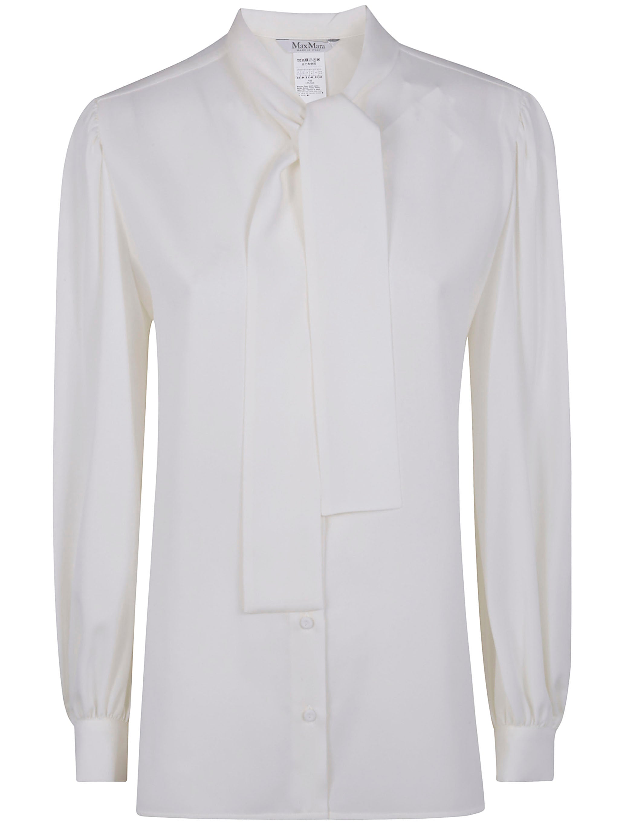 "MELANIA" SILK SHIRT Max Mara WHITE 38