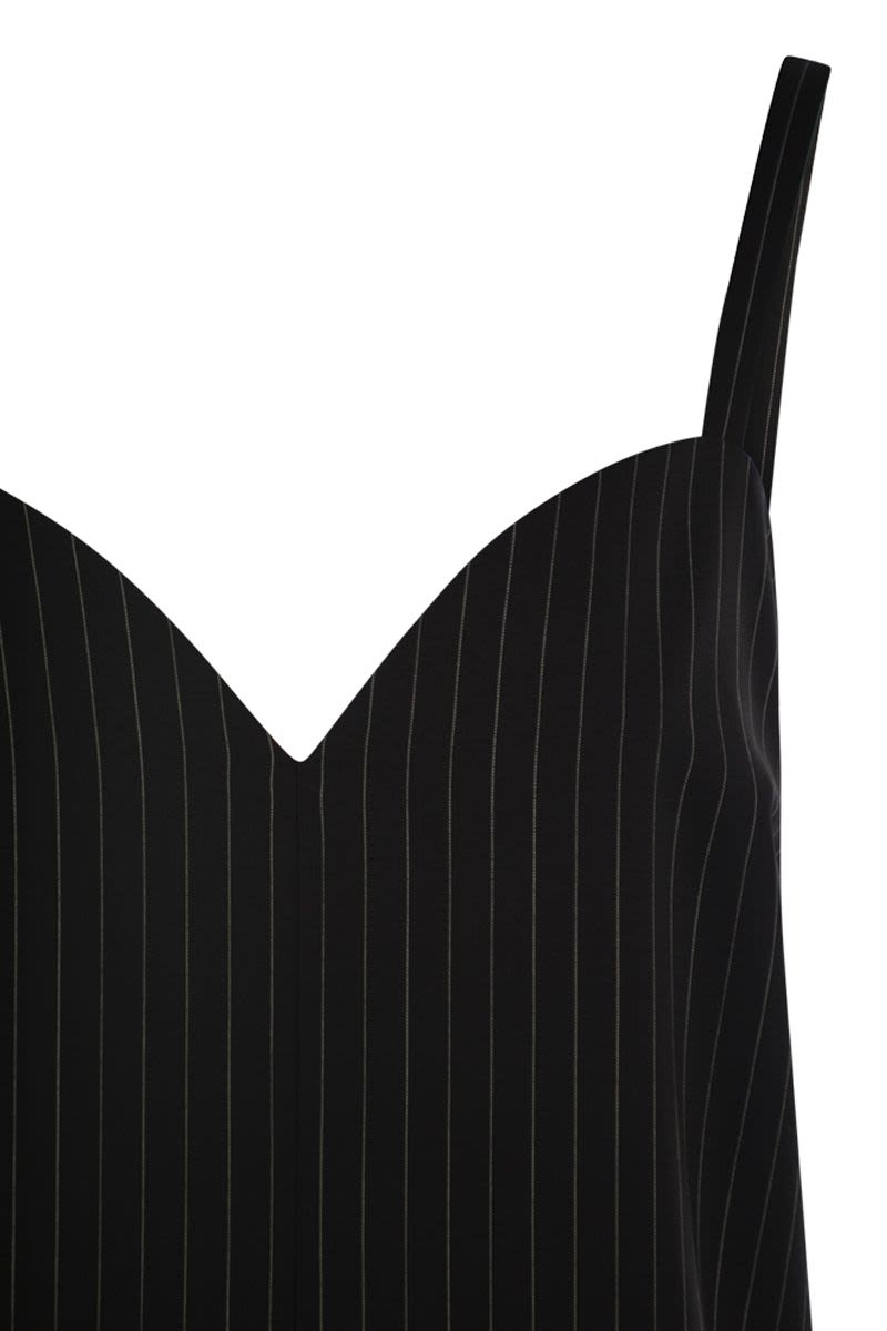 ELAM - PINSTRIPE WOOL CLOTH DRESS Max Mara