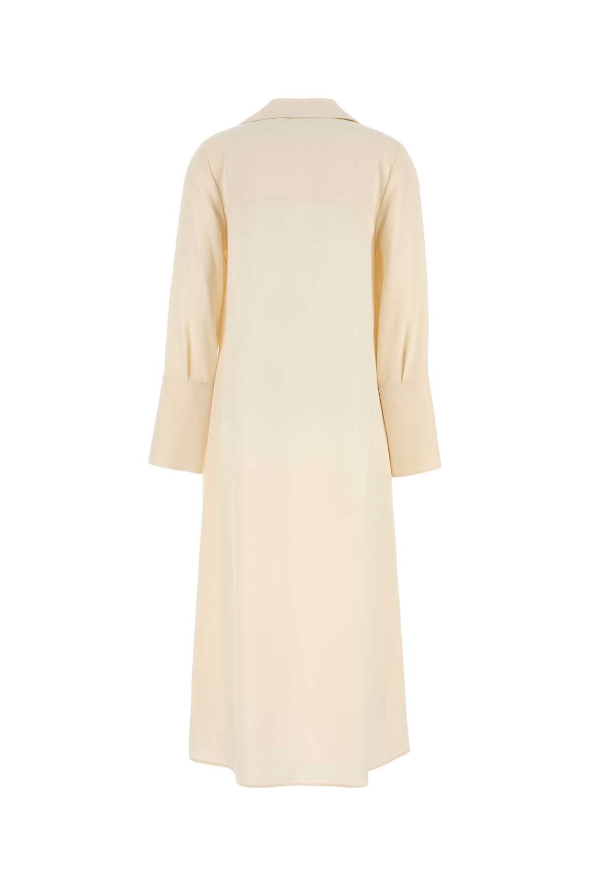 CREAM STRETCH SILK OSSOLA DRESS Max Mara