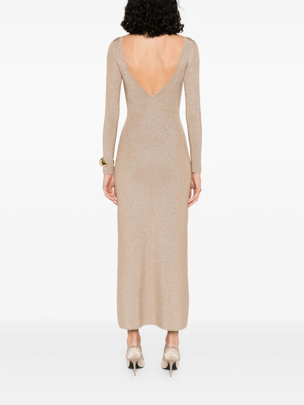 BRACCO - VISCOSE AND LUREX SLIM DRESS Max Mara