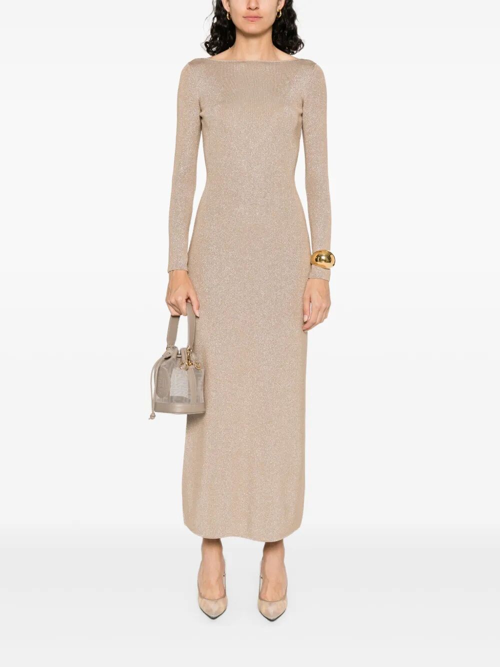 KNIT LUREX DRESS "BRACCO" MAX MARA PIANOFORTE