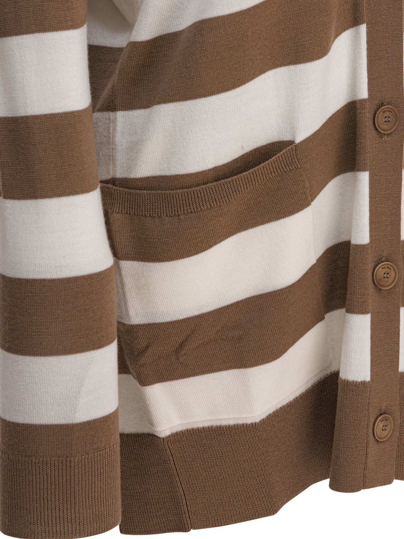 BROWN WOOL KNITWEAR Max Mara