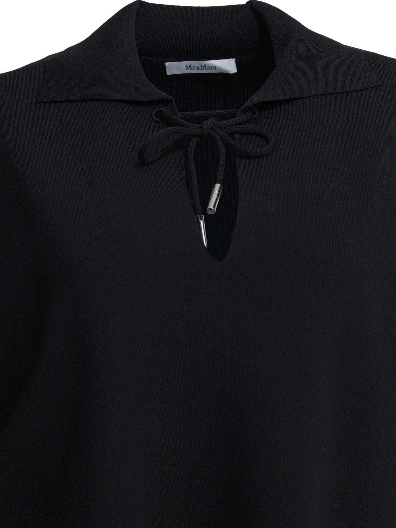 BLACK POLYAMIDE TOP Max Mara