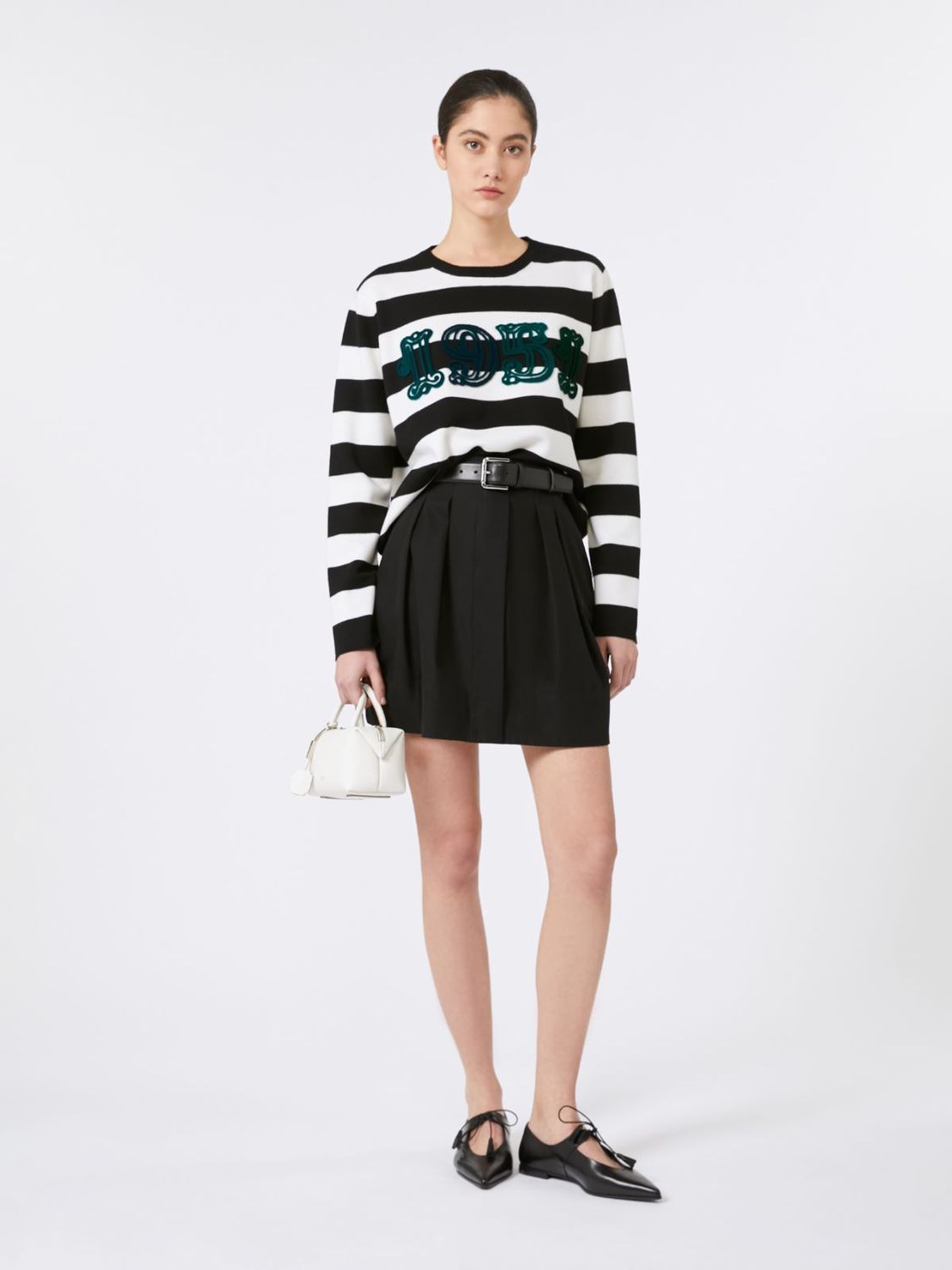 VITERBO - WOOL SWEATER WITH EMBROIDERY Max Mara