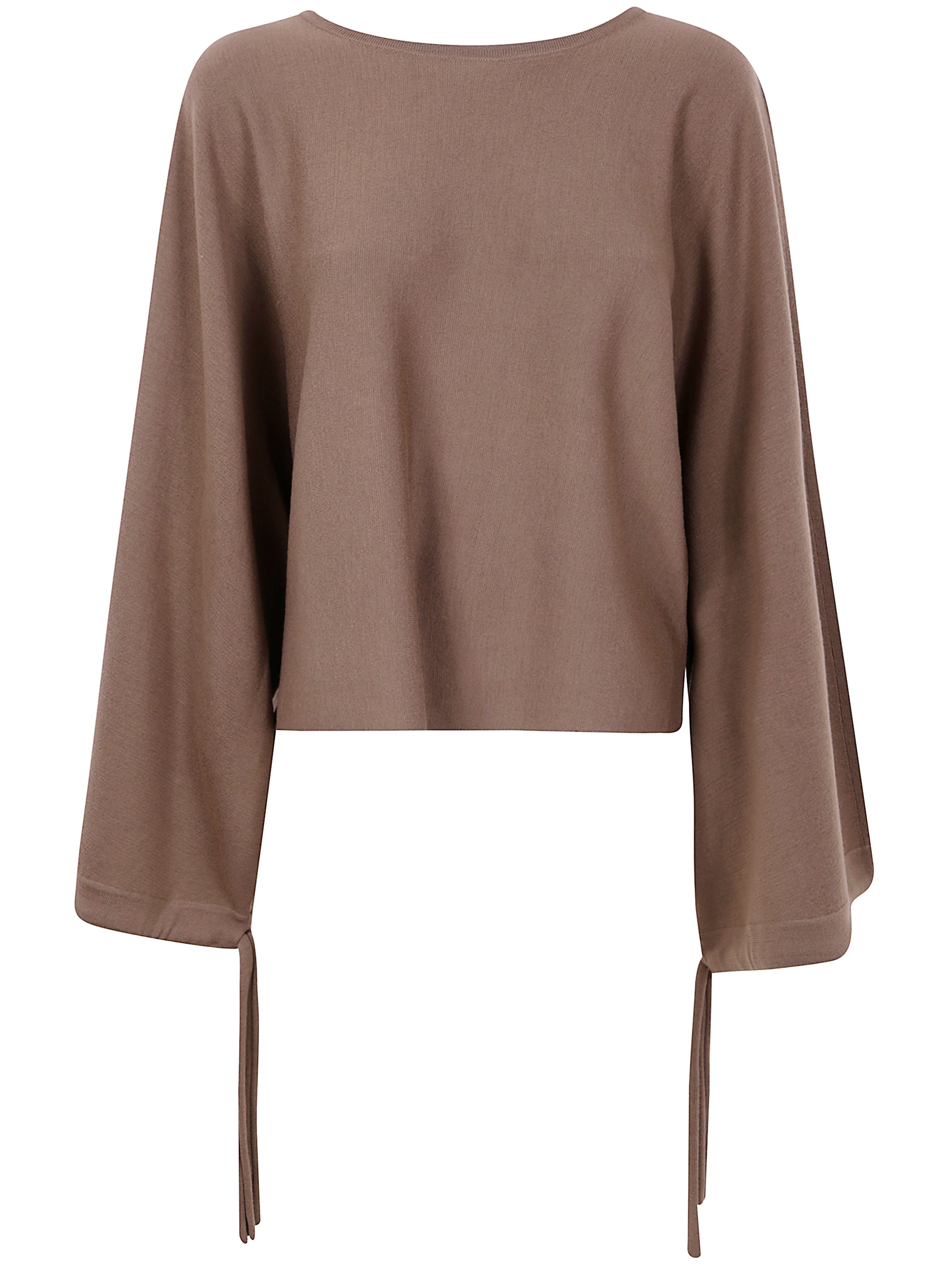 TIE ACCENT SWEATSHIRT Max Mara BROWN XS