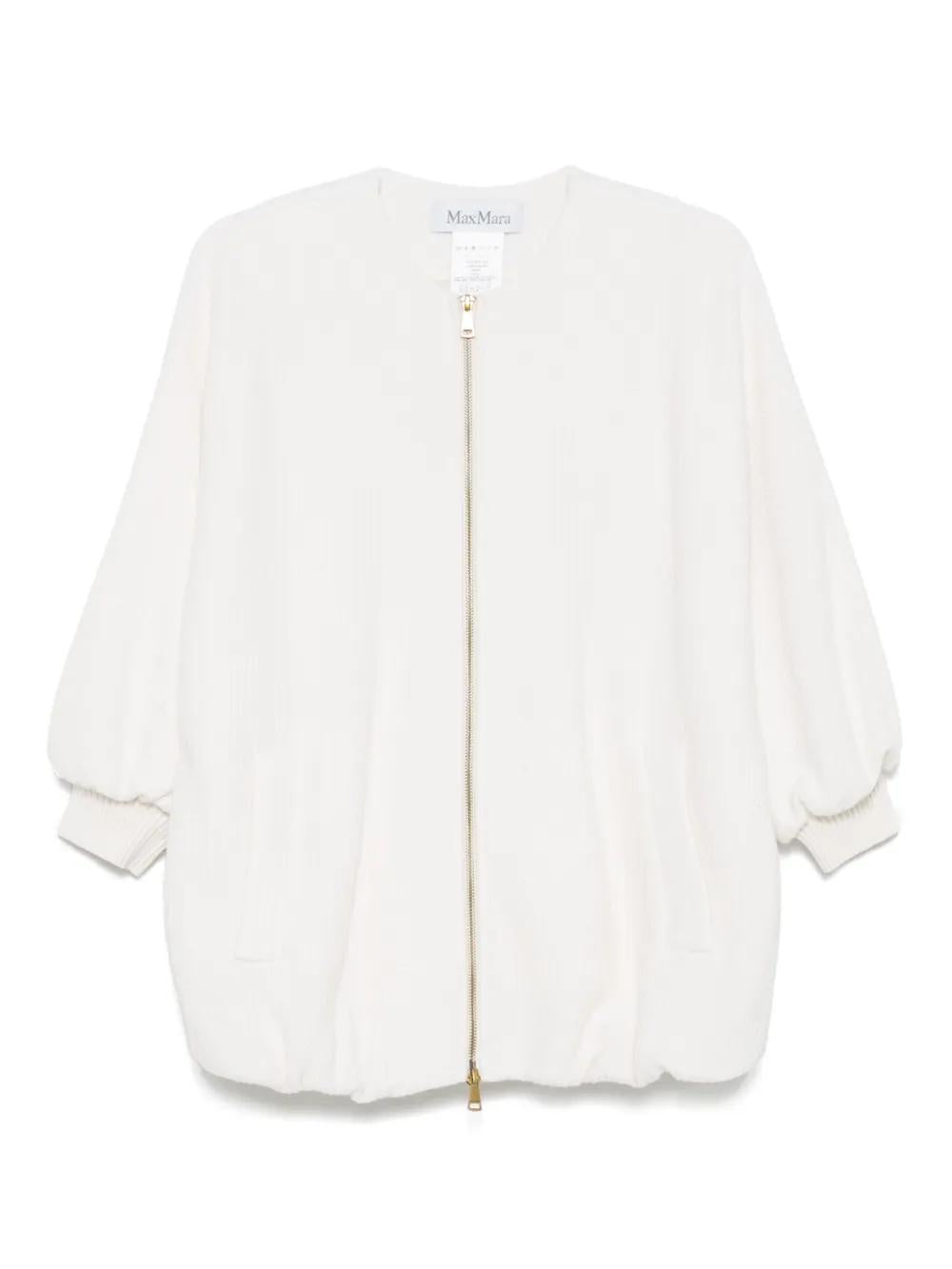 IVORY WOOL BLEND CIRINO JACKET Max Mara WHITE 34