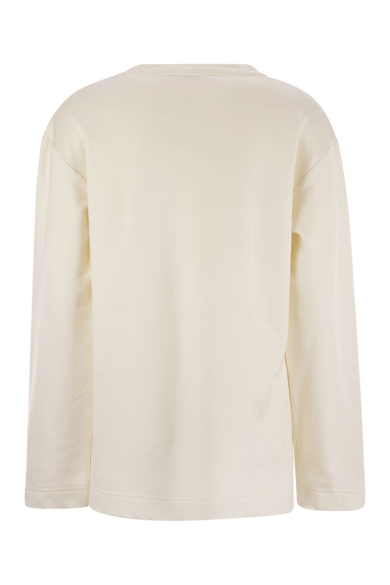 BERMA - SILK AND COTTON SWEATSHIRT Max Mara