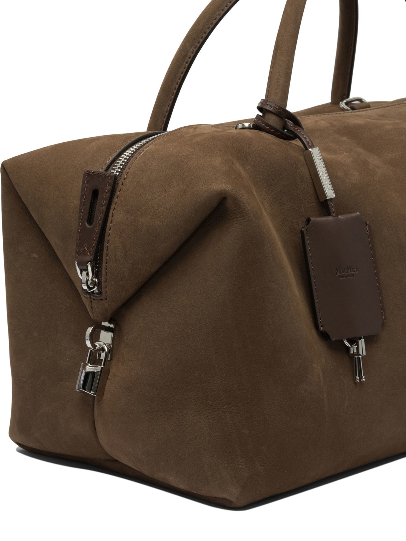 BROWN COW LEATHER BAG Max Mara