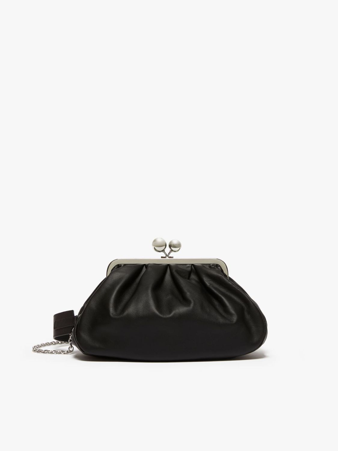 CUBICO - MEDIUM PASTRY BAG IN NAPPA LEATHER WEEKEND MAX MARA BLACK ONE SIZE