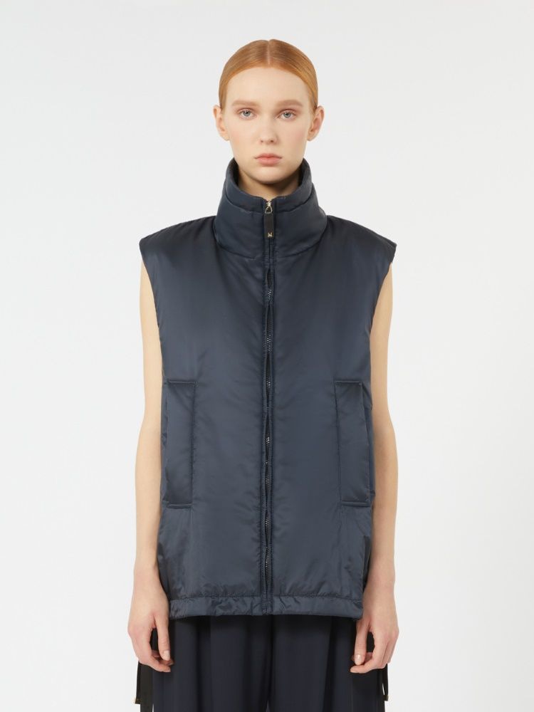 GREENVE SLEEVELESS PUFFER NAVY MAX MARA THE CUBE
