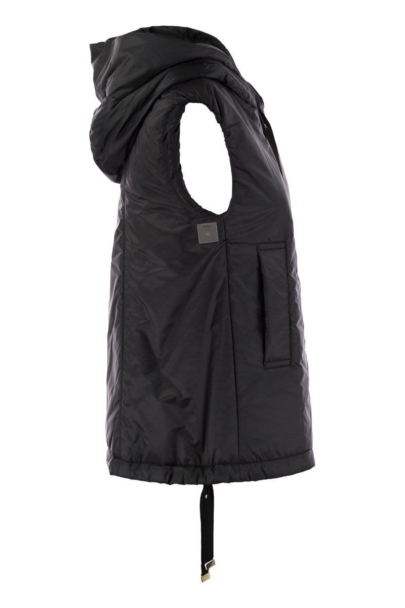 GREENGO - SLEEVELESS IN DRIP-PROOF TECHNICAL FABRIC MAX MARA THE CUBE