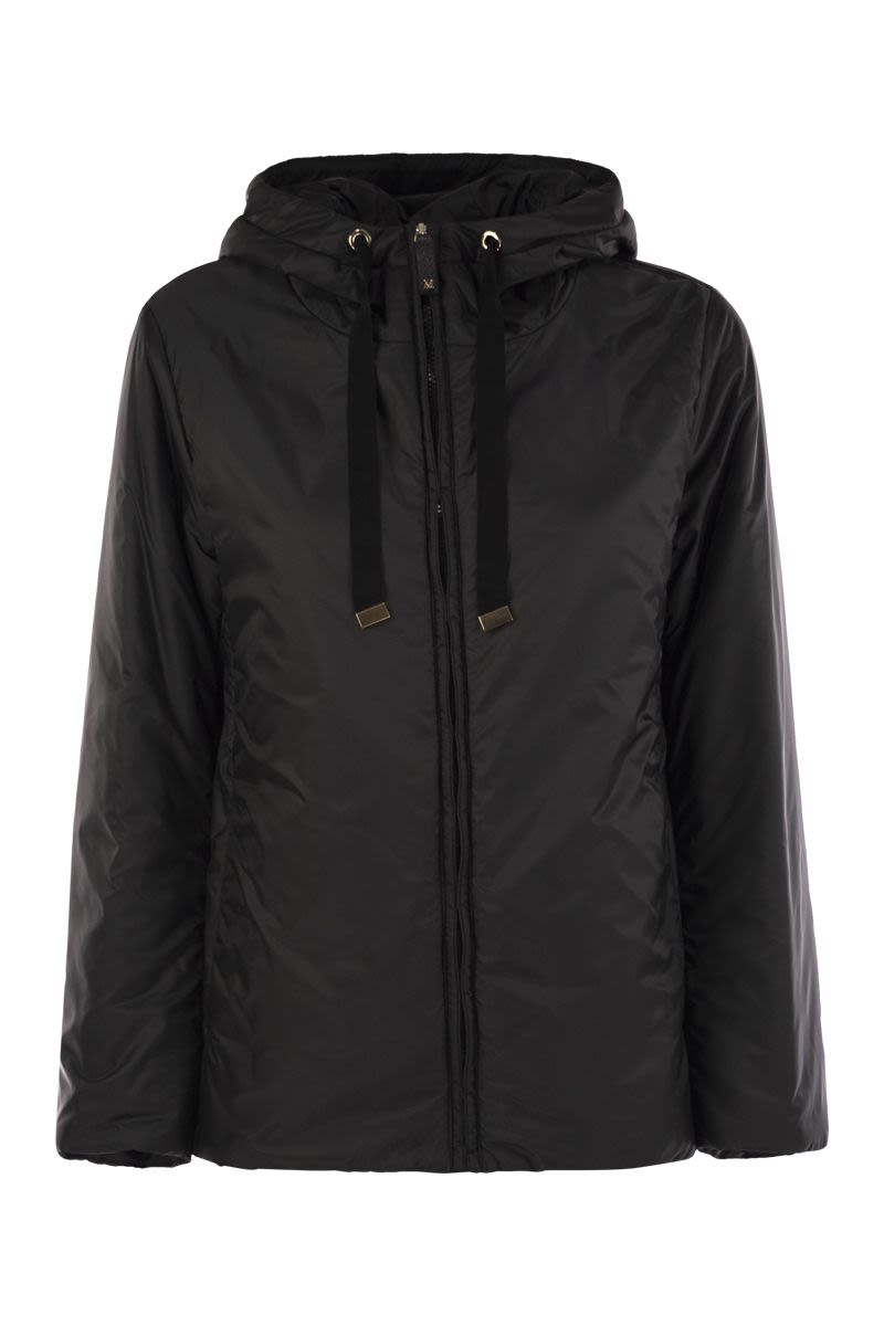 GREENH - DRIP-PROOF CANVAS TRAVEL JACKET MAX MARA THE CUBE BLACK 36