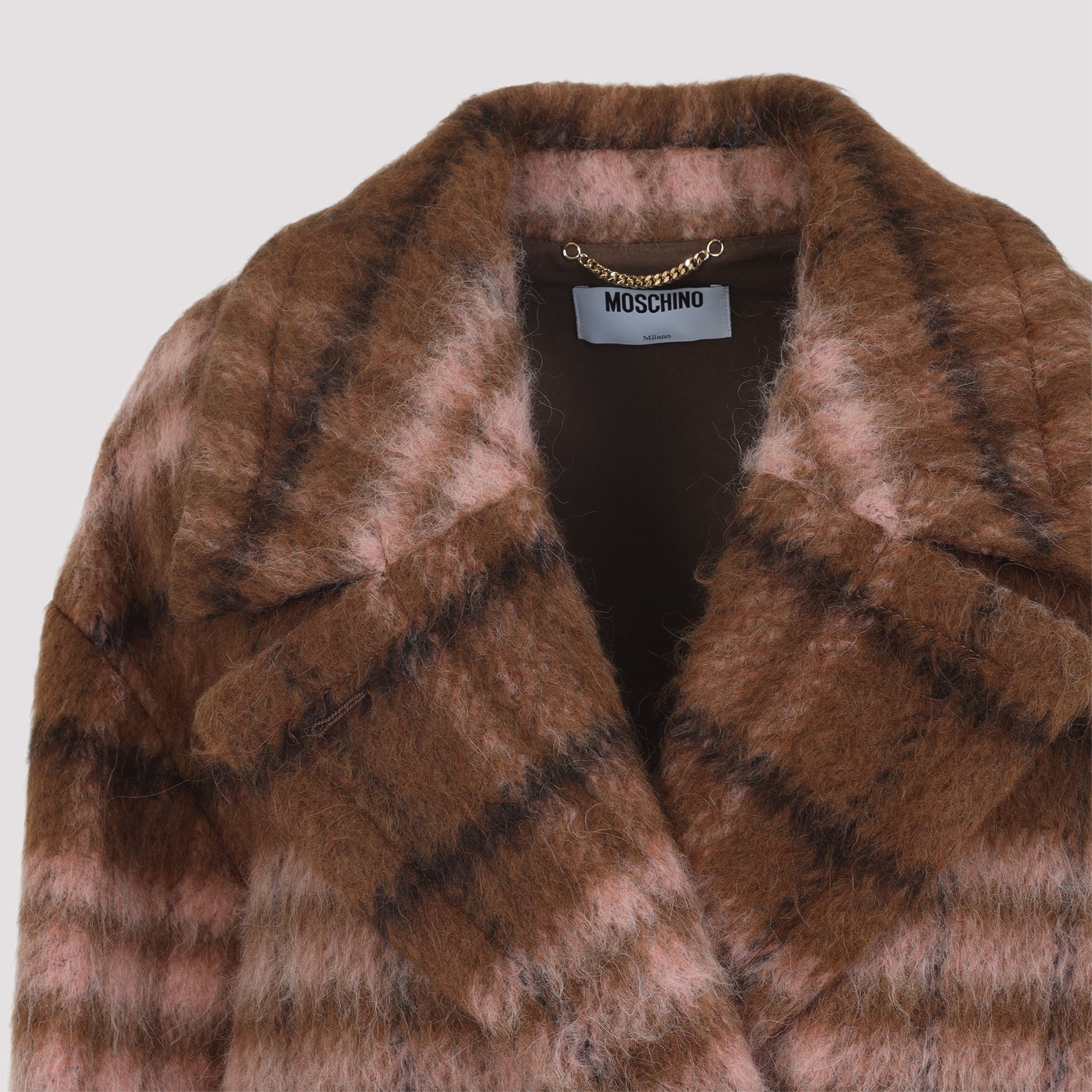CHECK COAT MOSCHINO COUTURE