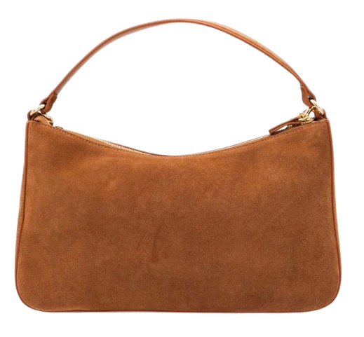 LEATHER BROWN POLYESTER COTTON BAGS Twin-Set