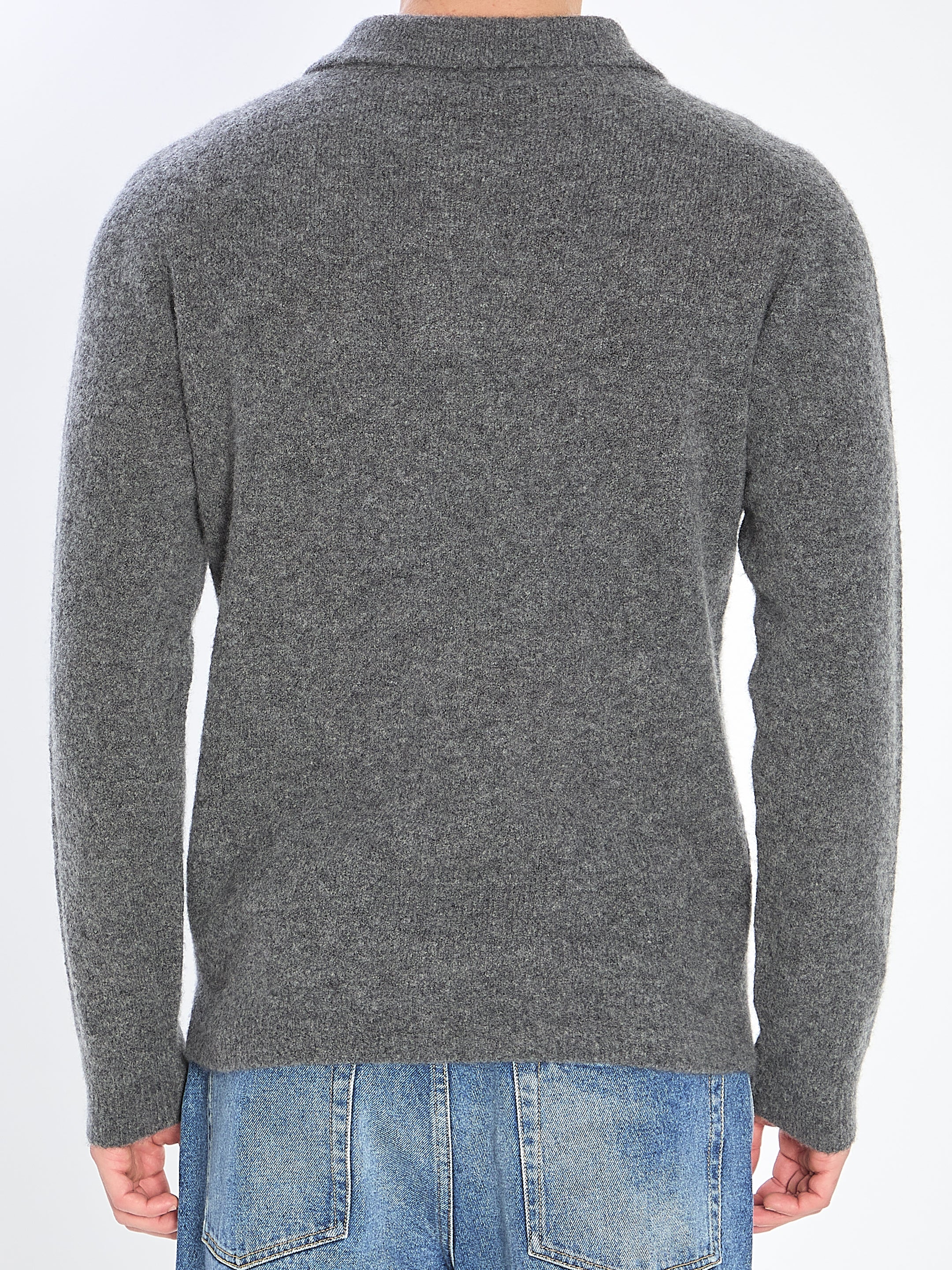 CASHMERE BLEND POLO SHIRT Roberto Collina