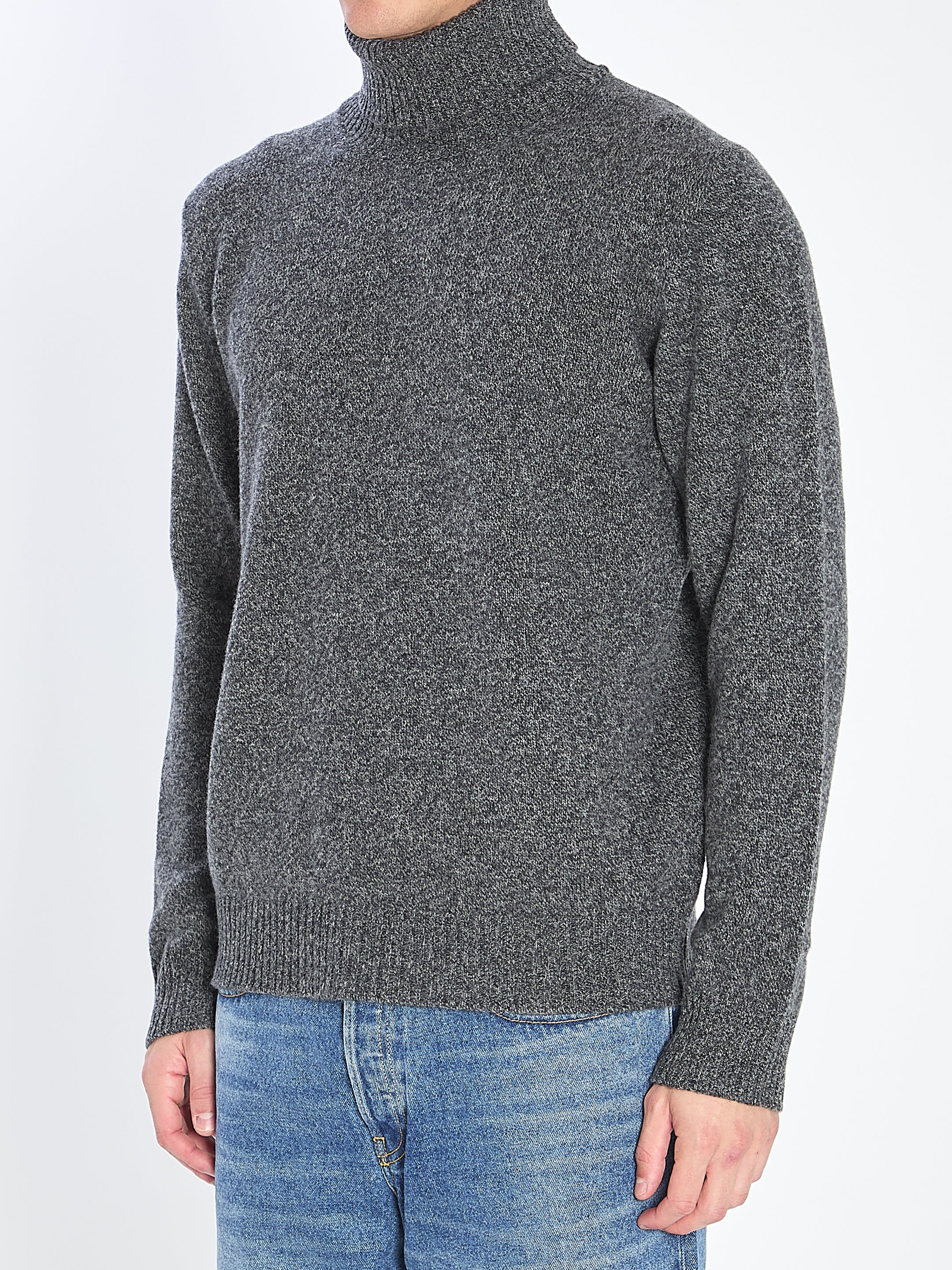 MOULINE TURTLENECK SWEATER Roberto Collina
