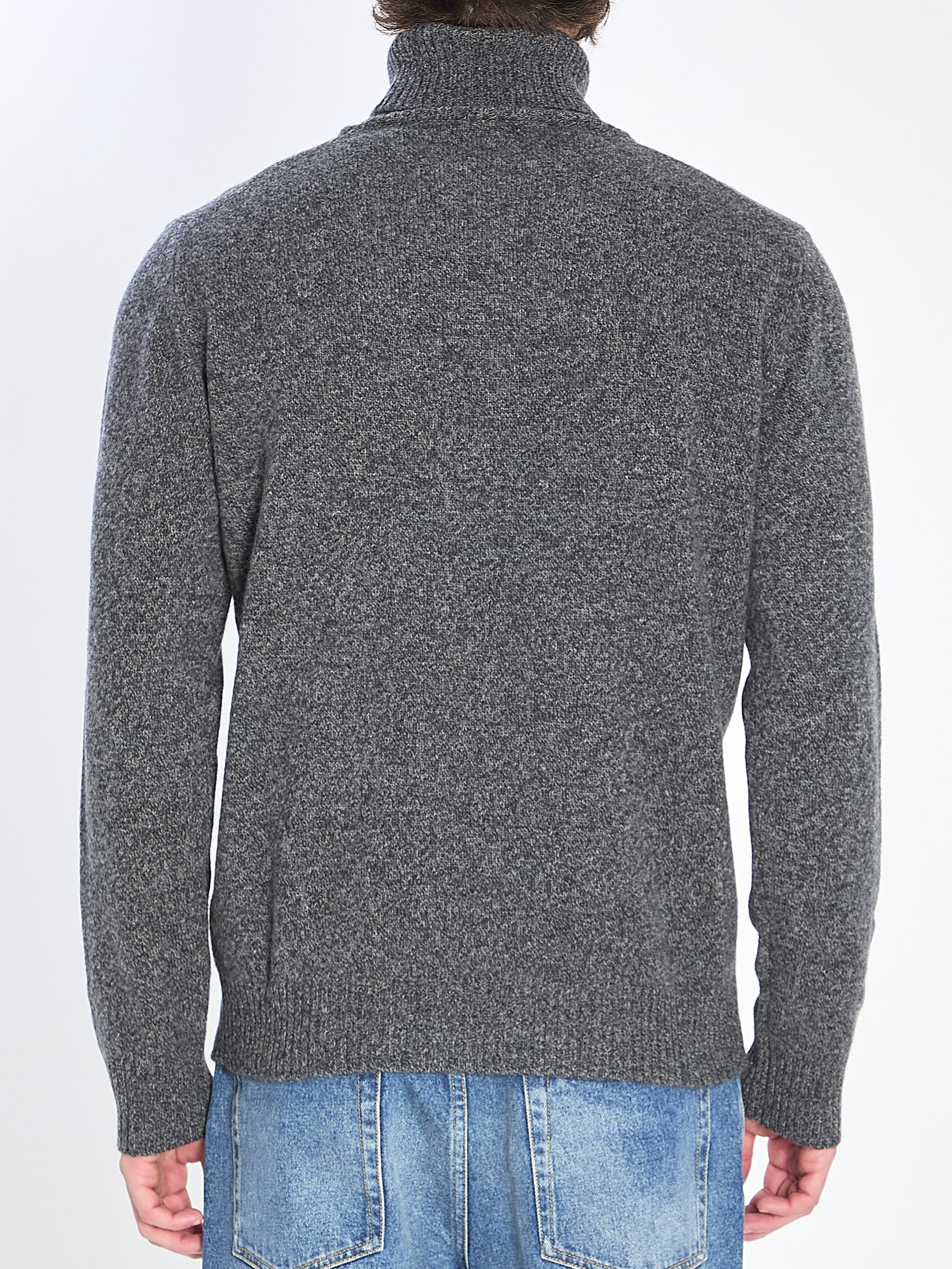 MOULINE TURTLENECK SWEATER Roberto Collina