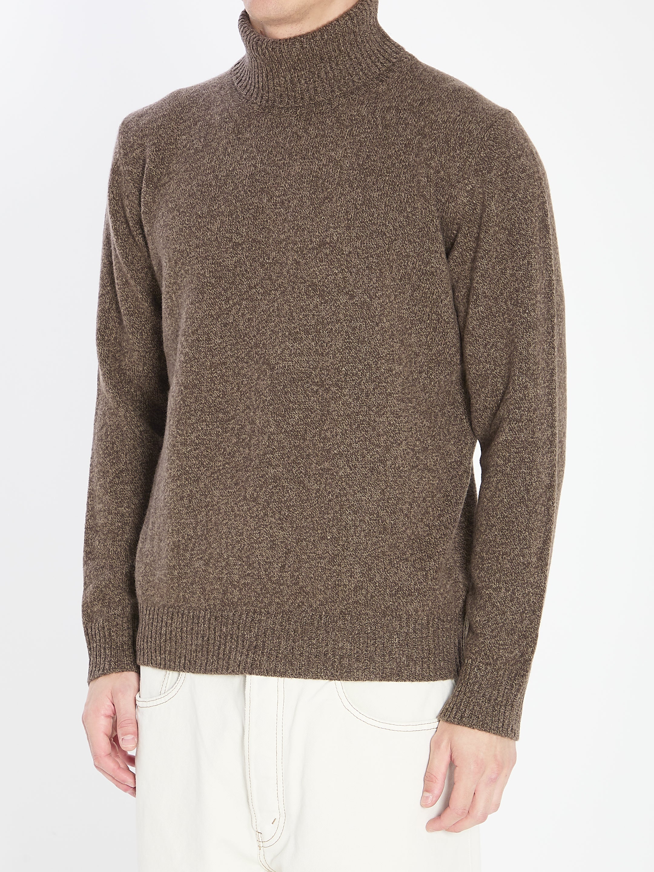 MOULINE TURTLENECK SWEATER Roberto Collina