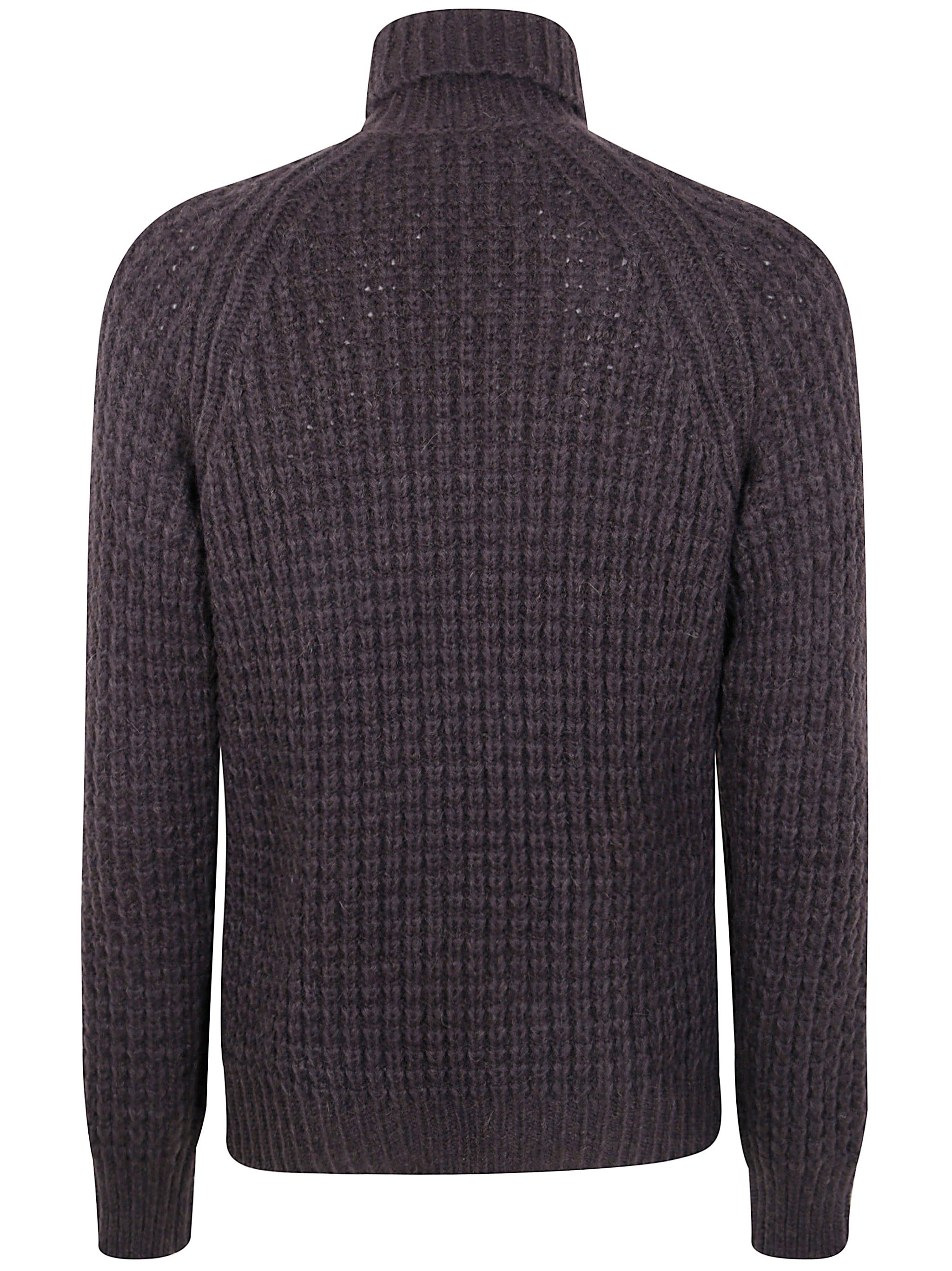MILITARY STITCH LONG SLEEVES TURTLE NECK SWEATER Nuur