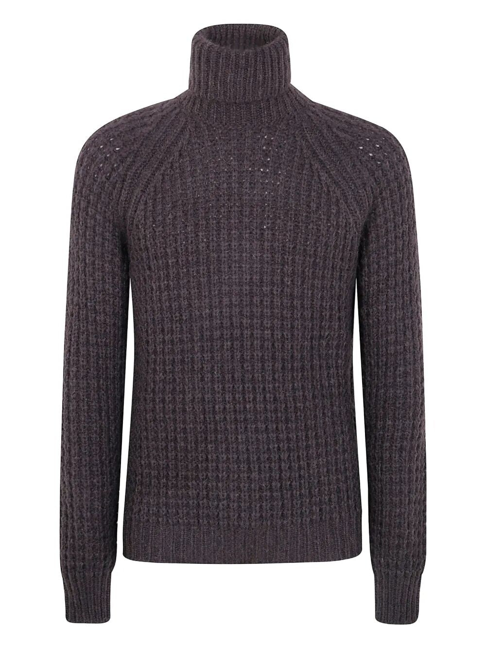 MILITARY STITCH LONG SLEEVES TURTLE NECK SWEATER Nuur