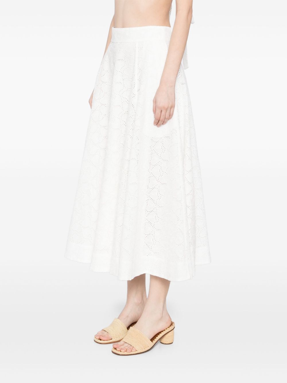 CRUSH MIDI SKIRT Zimmermann