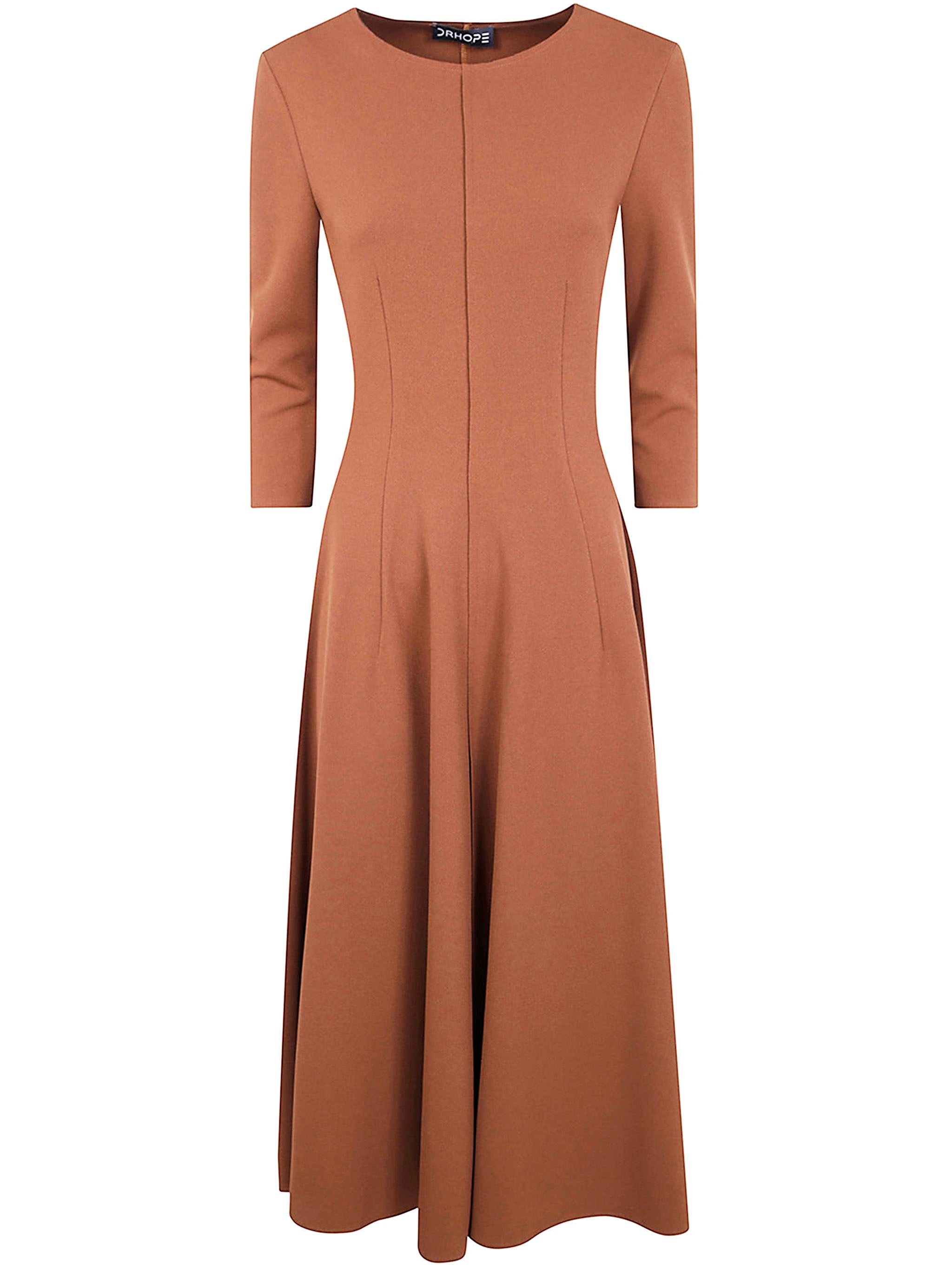 LONG DRESS DRHOPE BROWN 38