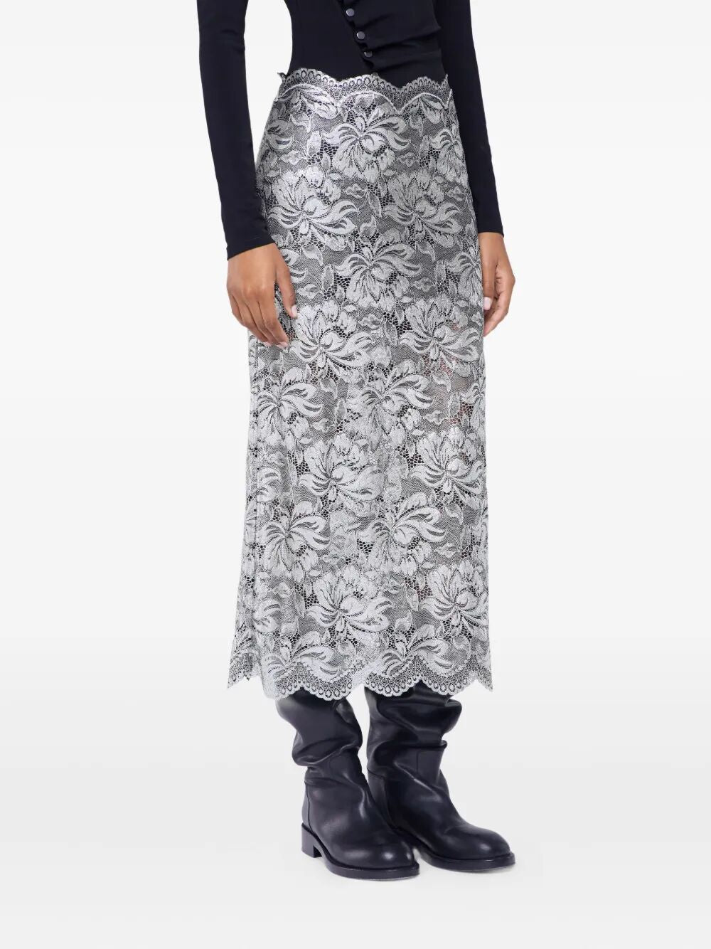 LONG LACE SKIRT Paco Rabanne
