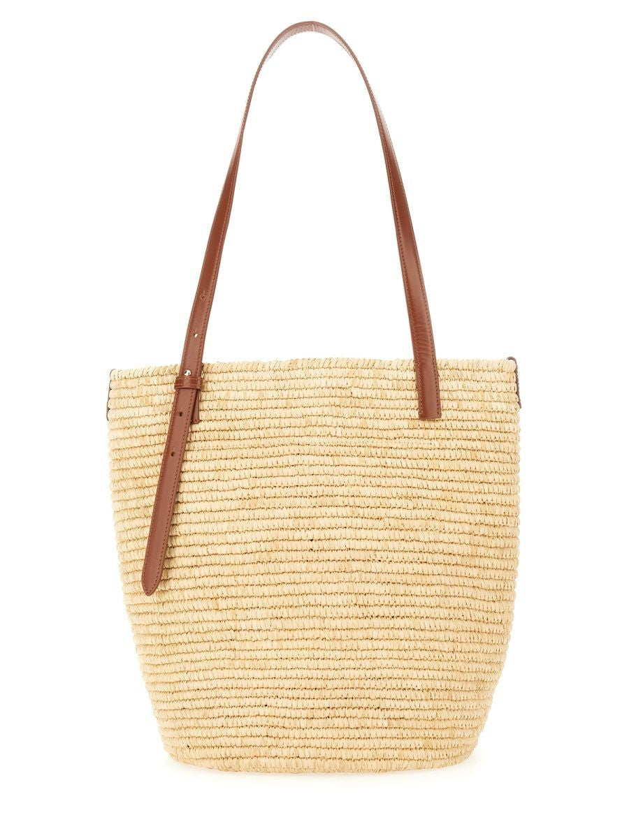 NATURAL RAFFIA TOTE BAG Paco Rabanne