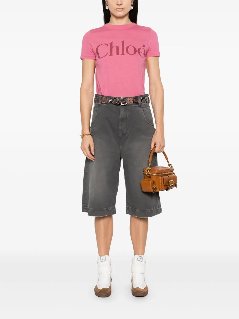 BABY FIT TSHIRT WITH LOGO Chloé