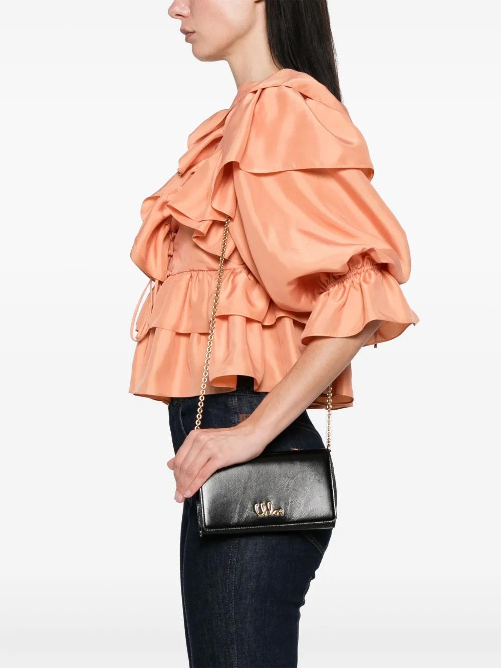 WALLET WITH FLAP AND CHAIN ICONIC Chloé