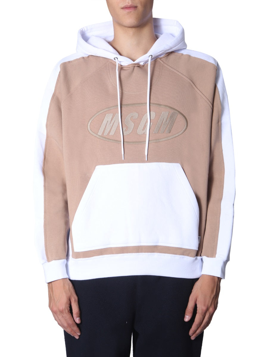 HOODED SWEATSHIRT MSGM WHITE S