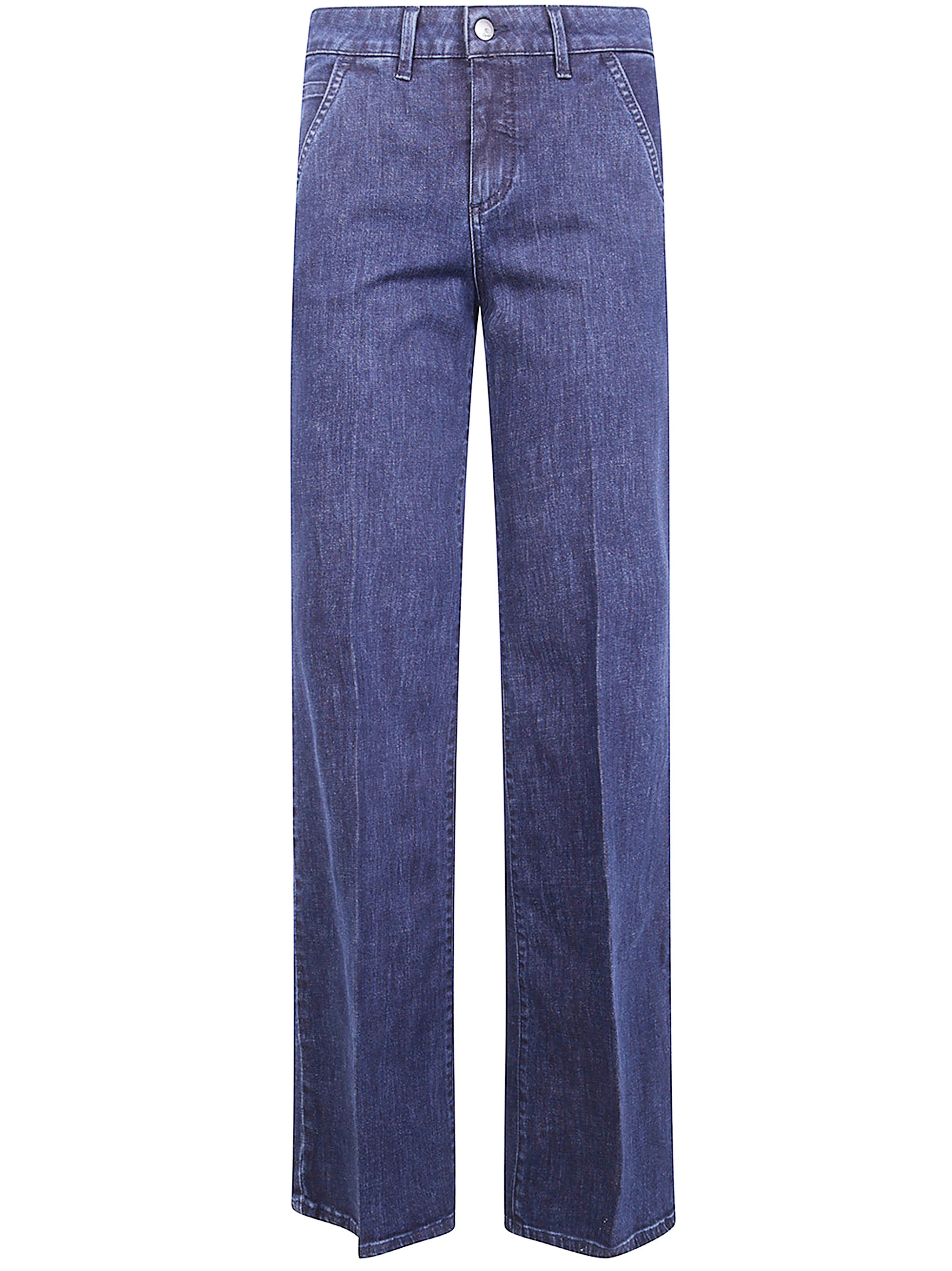 "CHINO FLARE" TROUSERS CIGALAS BLUE 26