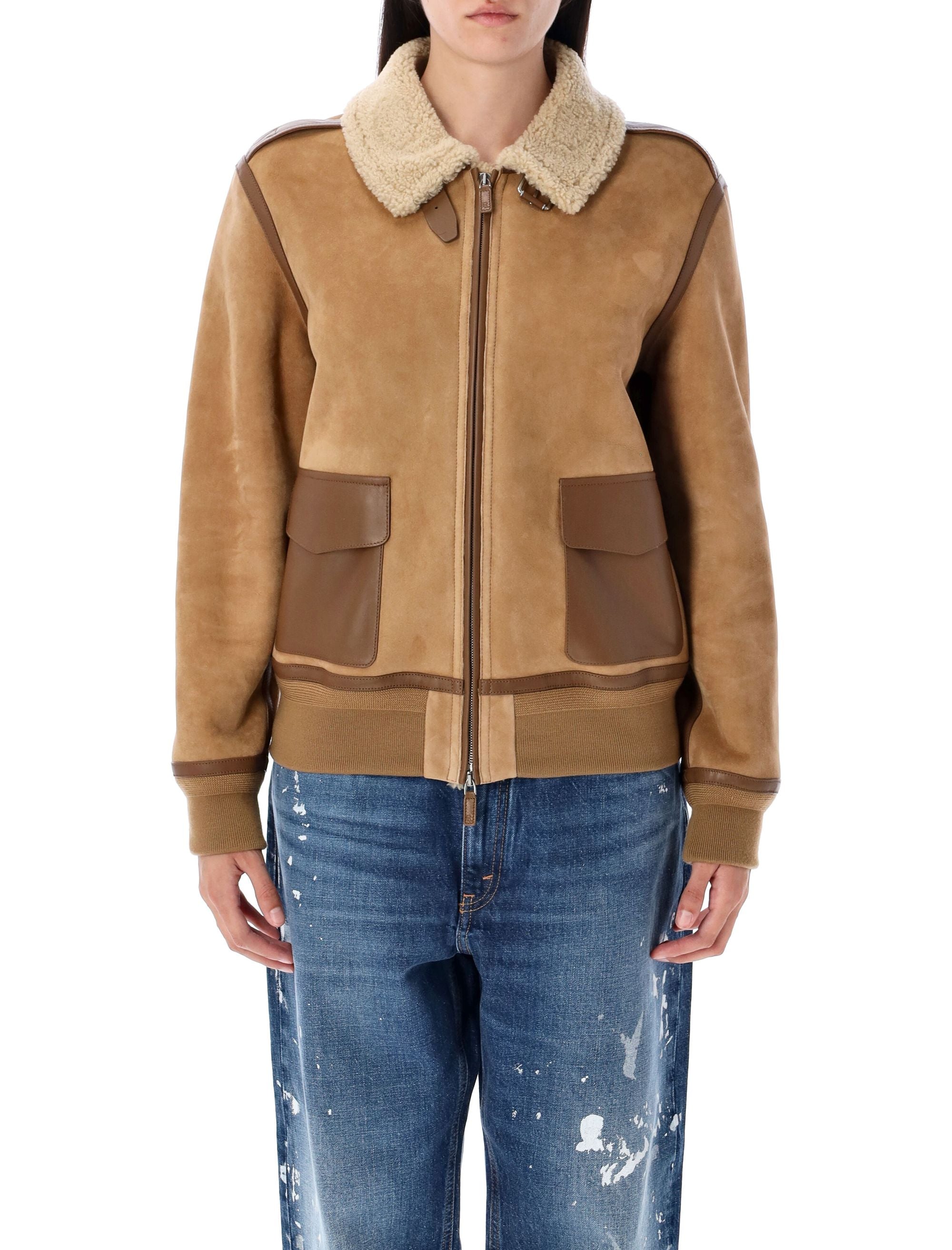 MORRISON SHEARLING JACKET Ralph Lauren HONEY CREAM 4