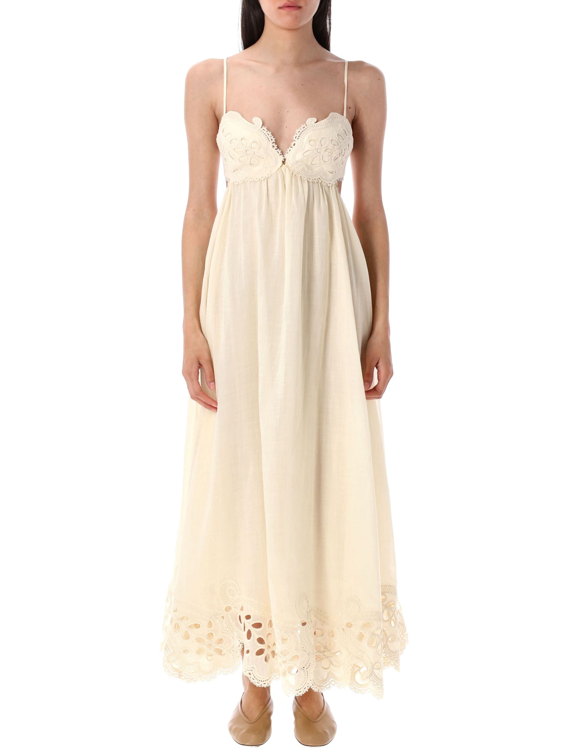 COCO EMBROIDERD DRESS Zimmermann CREAM 1