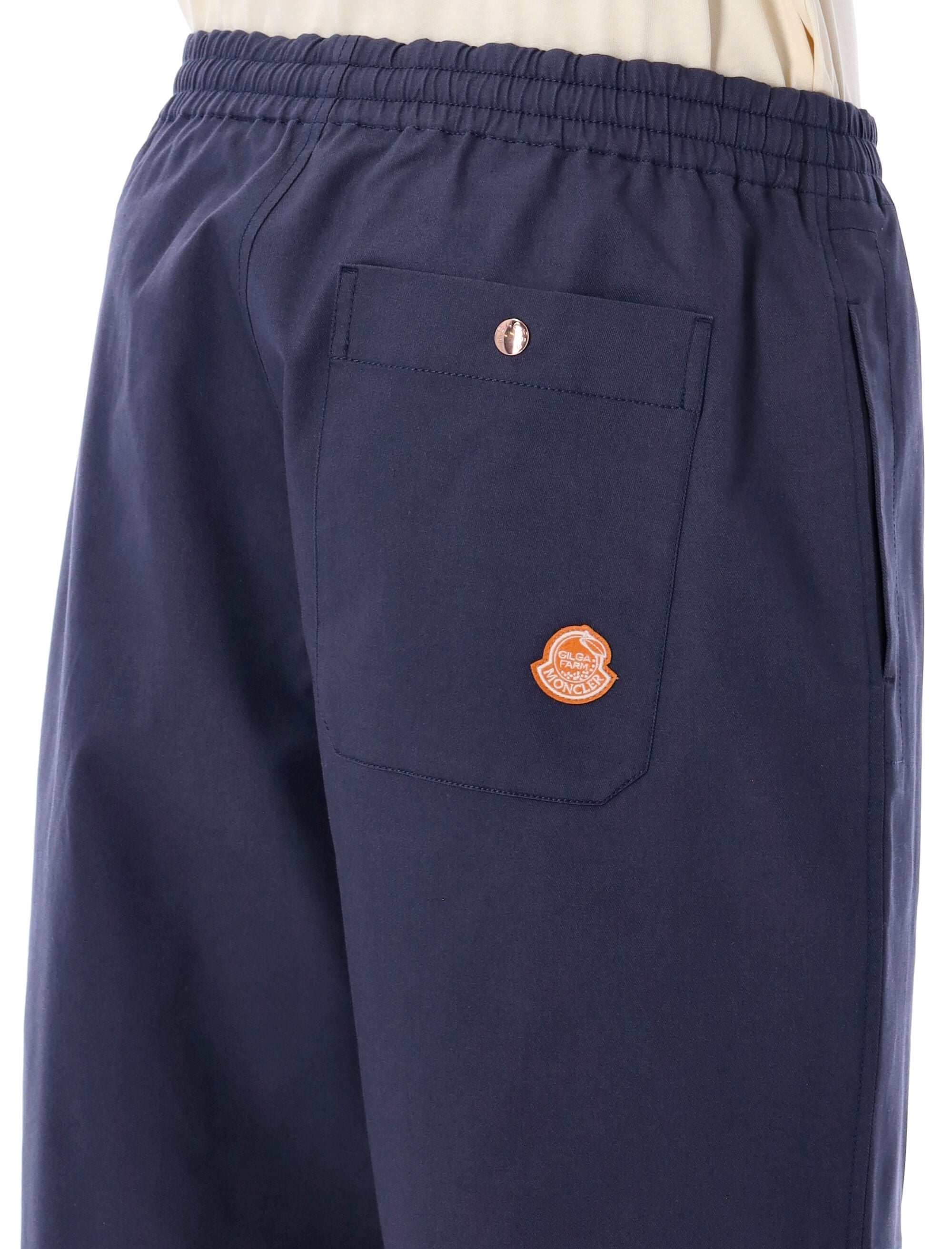 COTTON GABARDINE TROUSERS MONCLER GENIUS