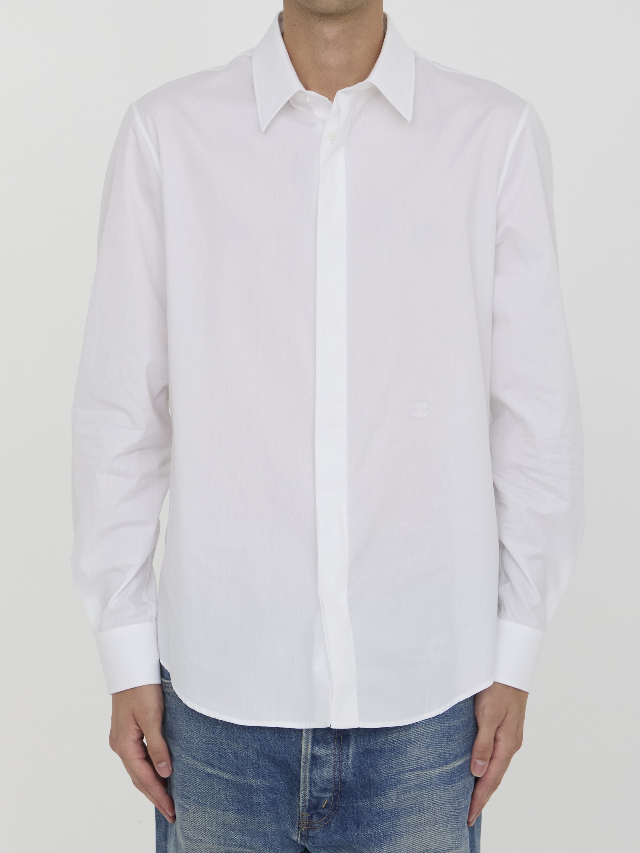 COTTON POPLIN SHIRT Celine WHITE 39