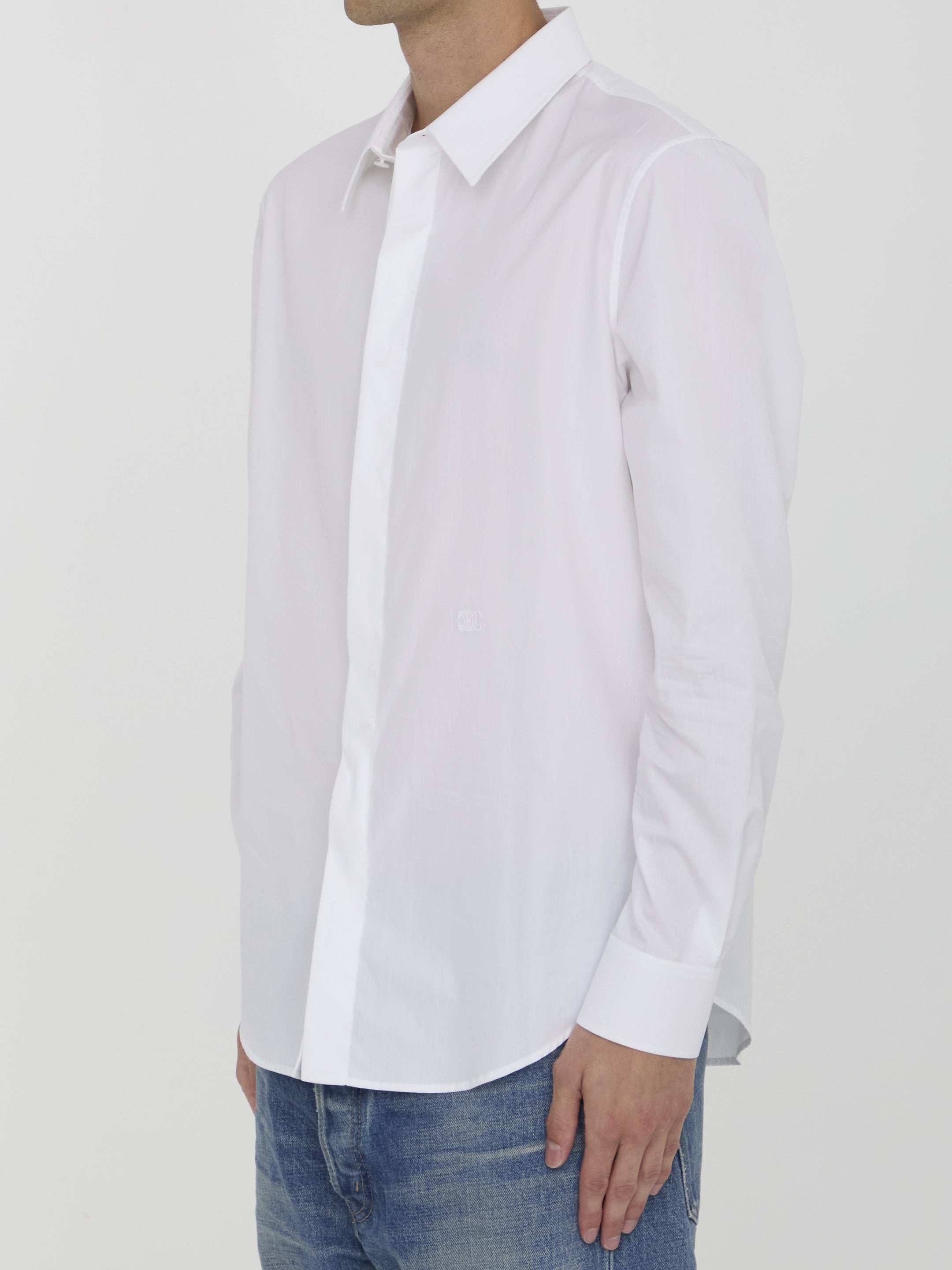 COTTON POPLIN SHIRT Celine