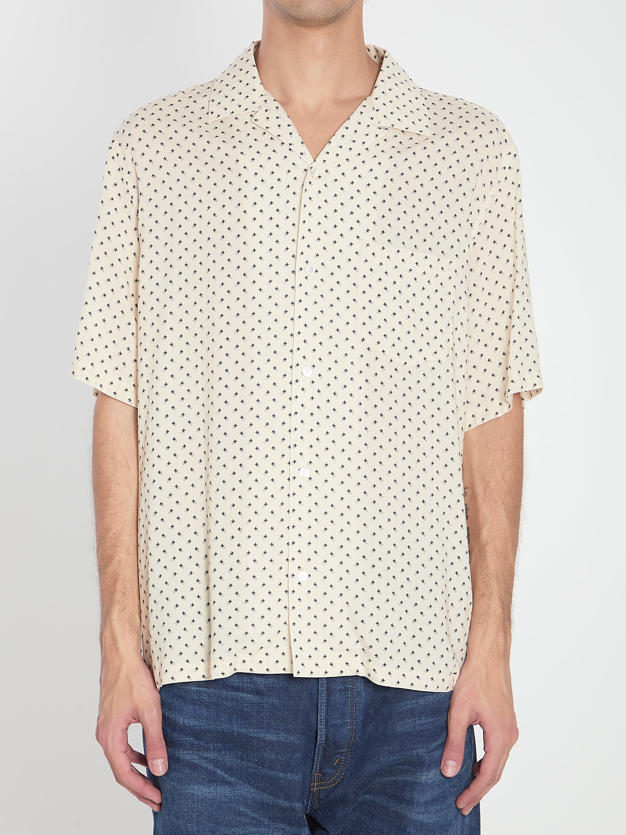 HAWAIIAN SHIRT Celine CREAM 39